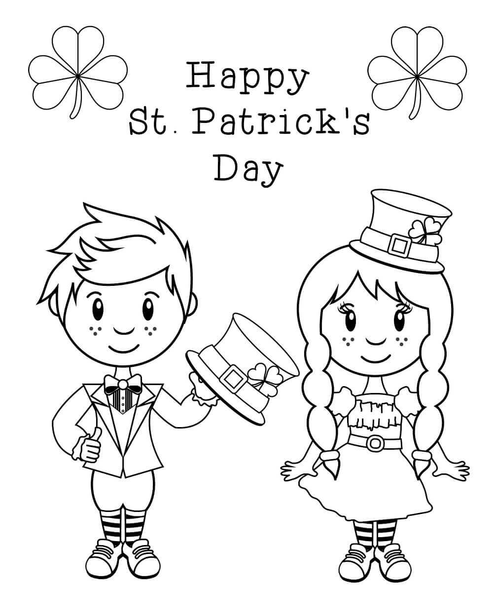 Free Printable St Patrick S Day Coloring Pages