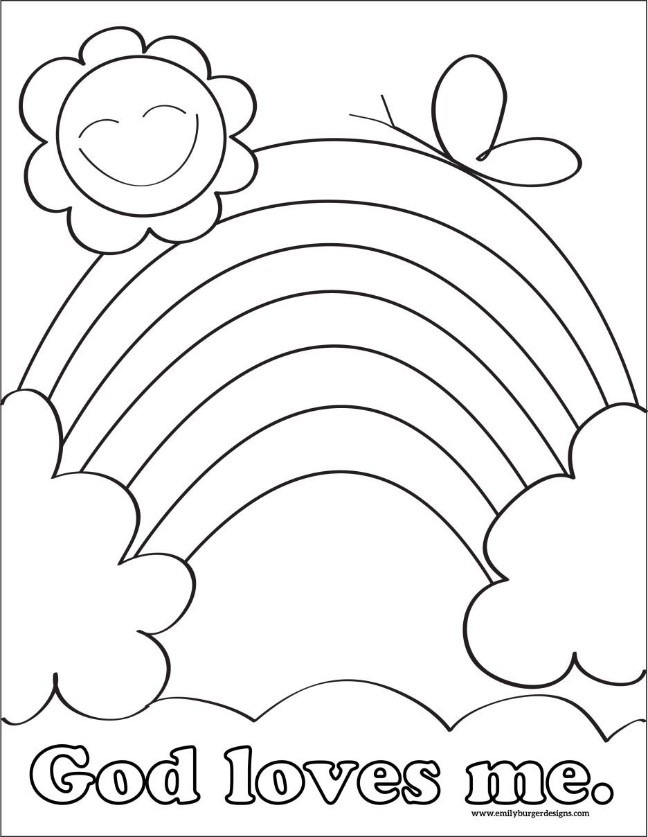 Sunday School Coloring Pages