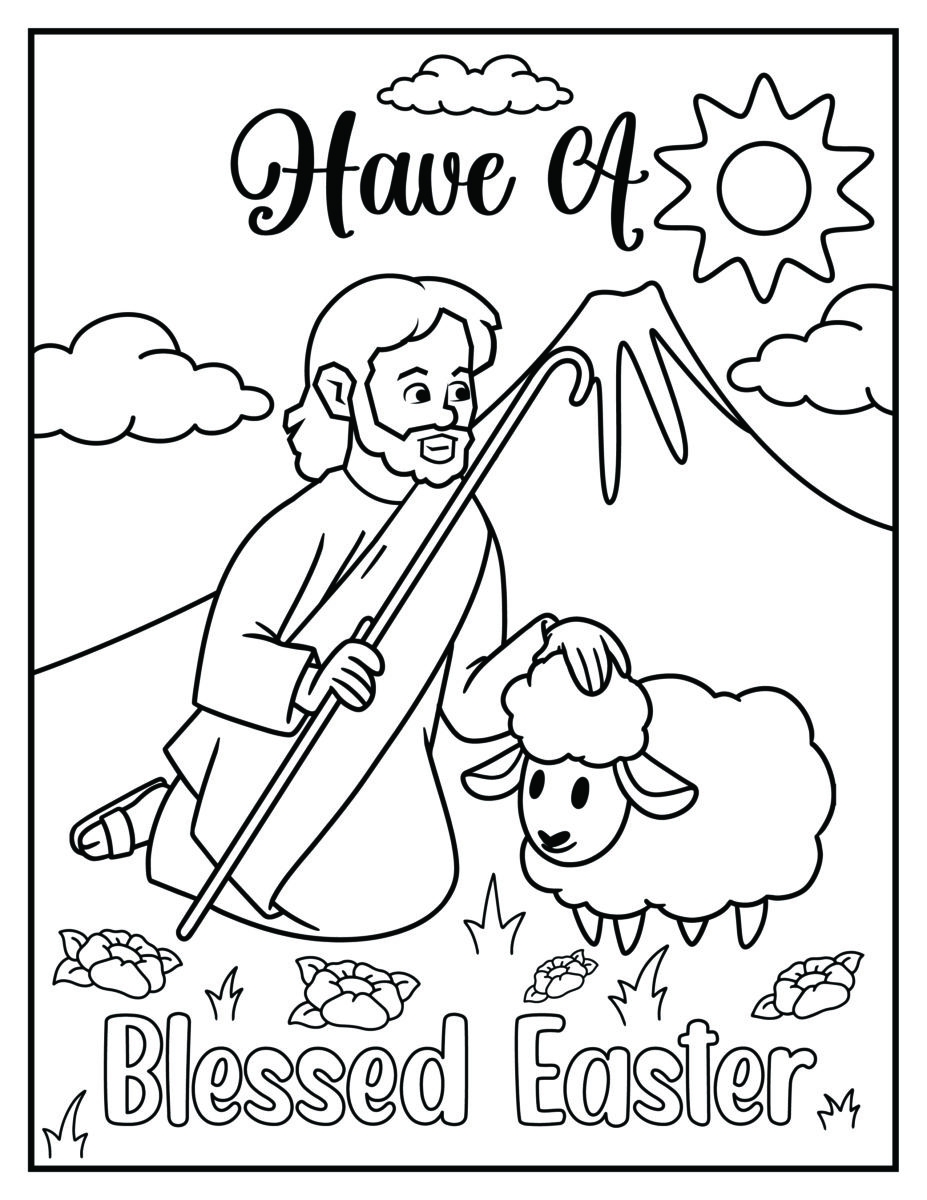 Free Easter Coloring Pages Religious