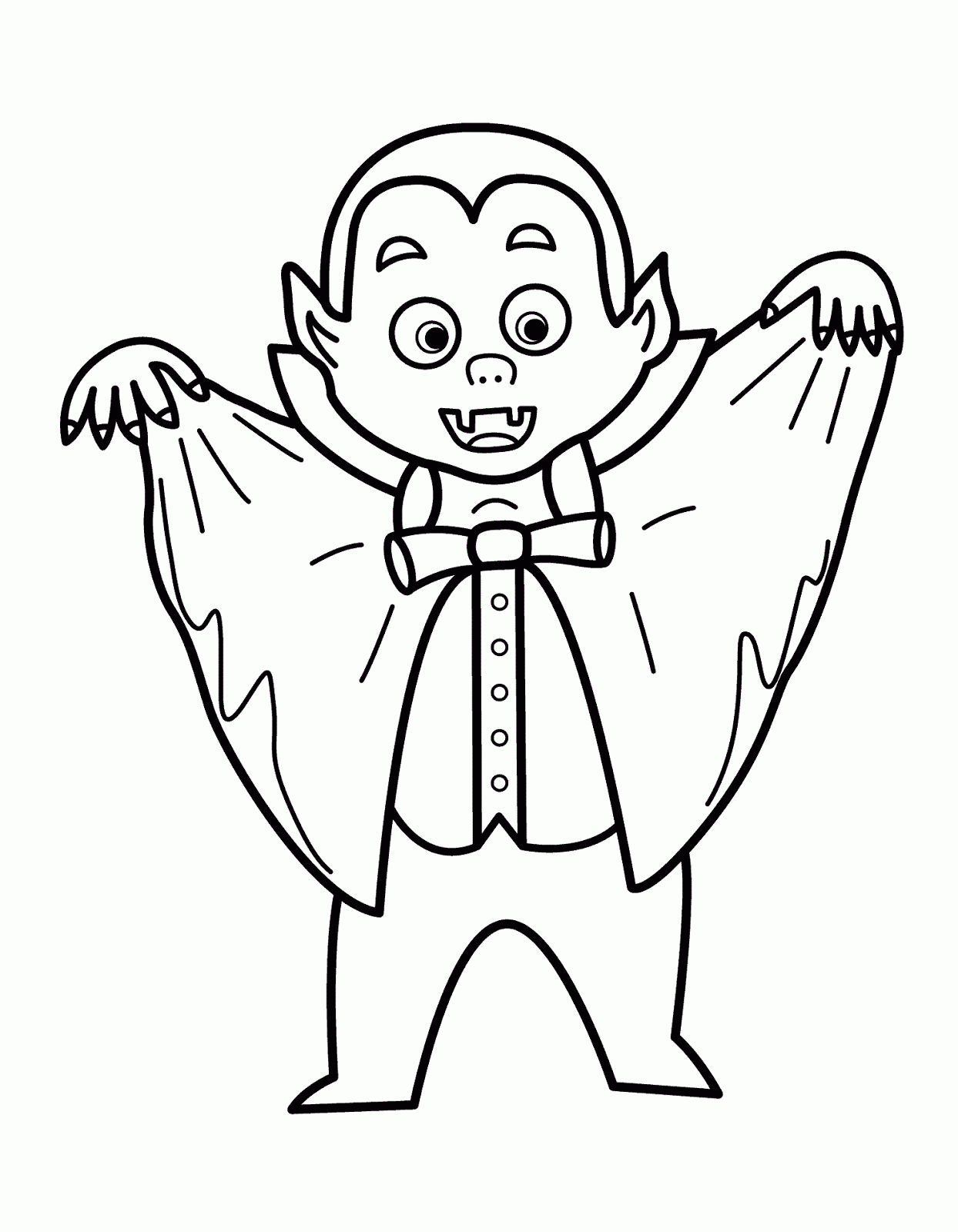 Dracula Coloring Pages