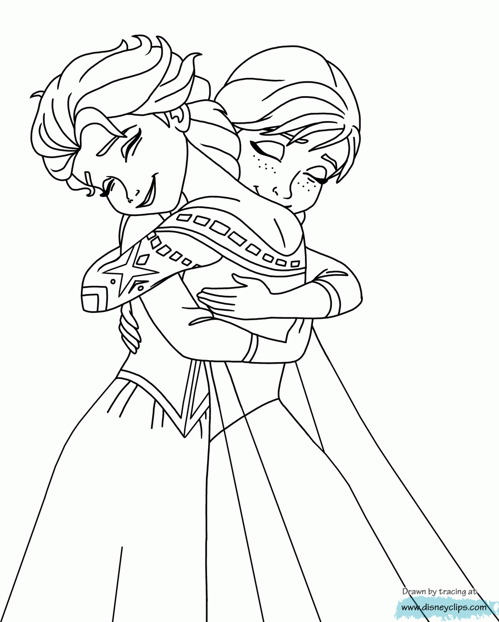 Frozen Free To Color For Children Frozen Kids Coloring Pages