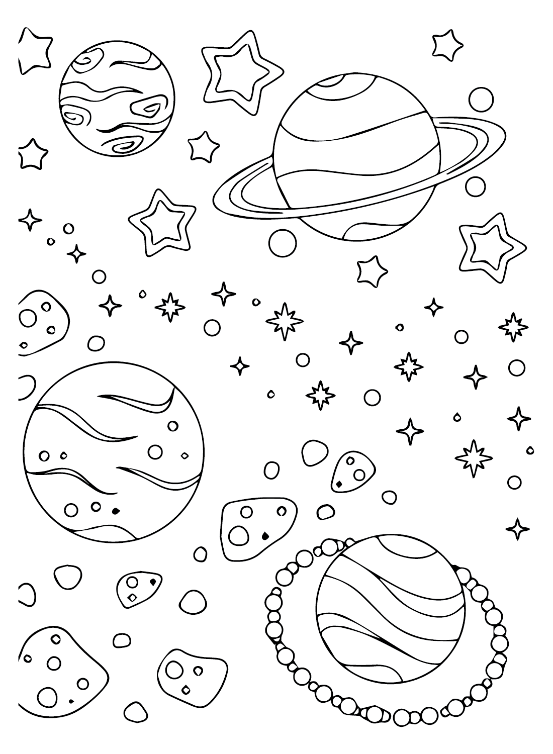 Galaxy Printable Coloring Page Free Printable Coloring Pages