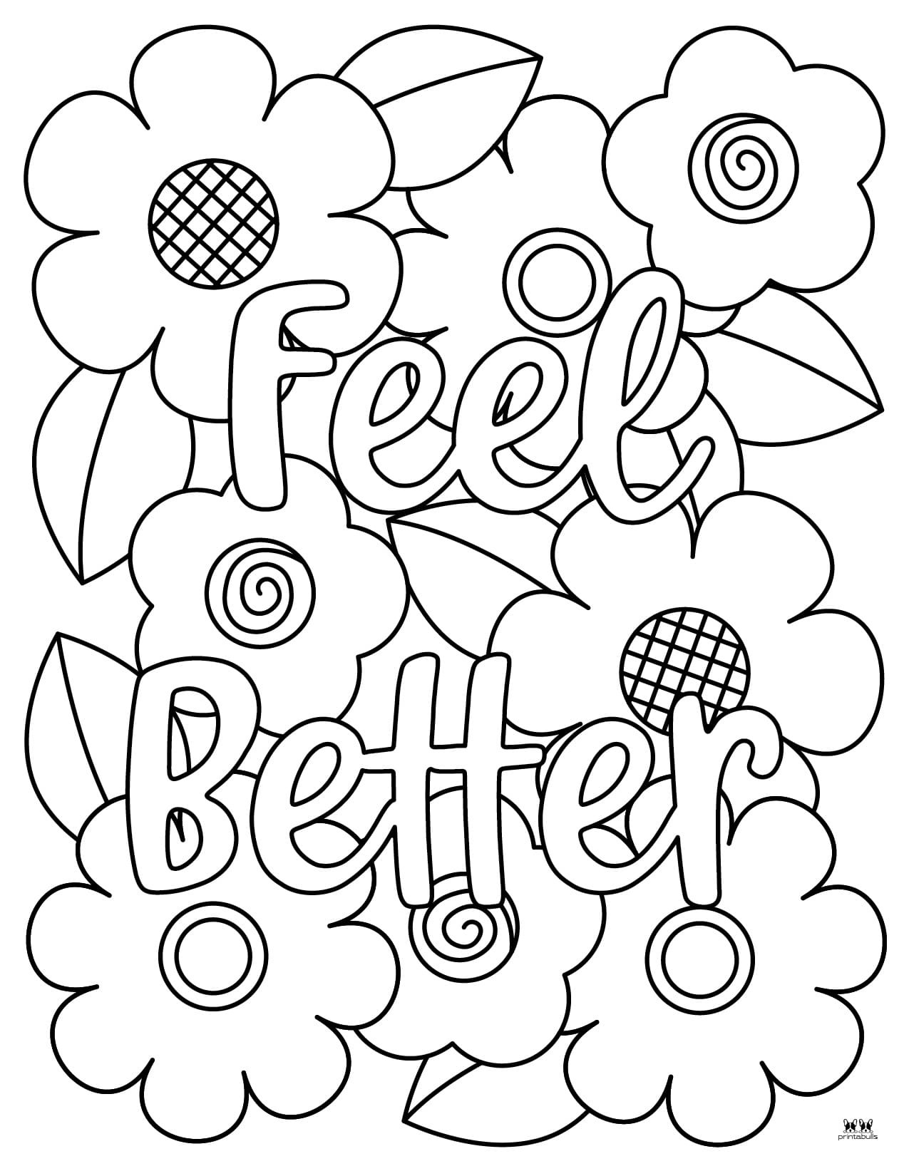 Get Well Soon Coloring Pages 15 FREE Pages Printabulls