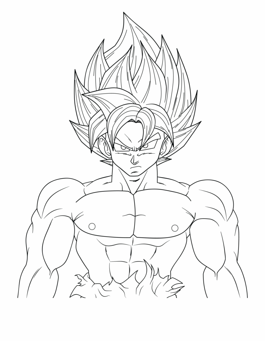 Goku Printable Coloring Pages