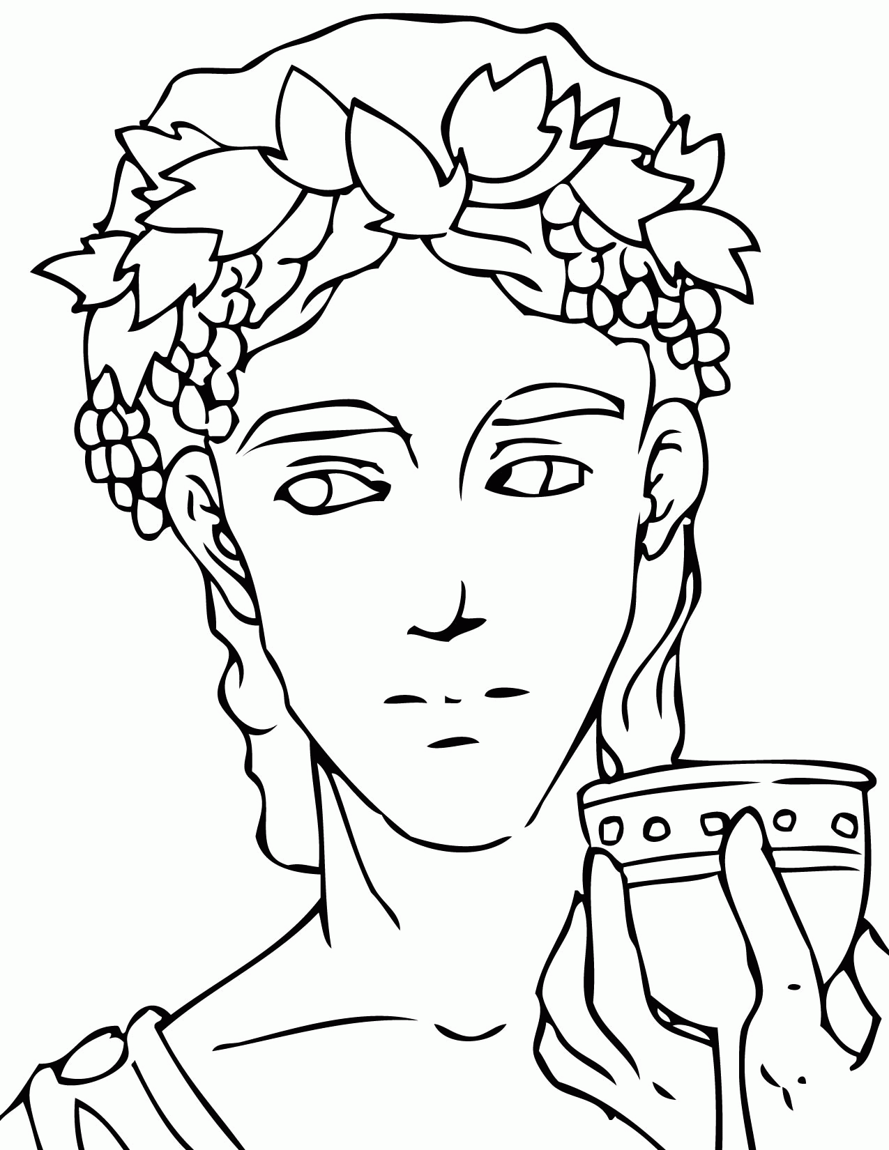 Greek Gods Coloring Pages Pdf Desenhos Para Colorir De Desenho Da Demeter Deusa Grega Da