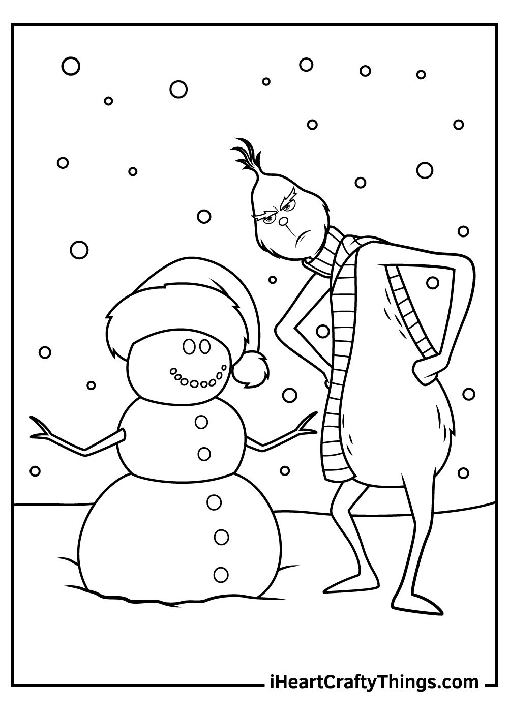 Grinch Coloring Pages Updated 2021