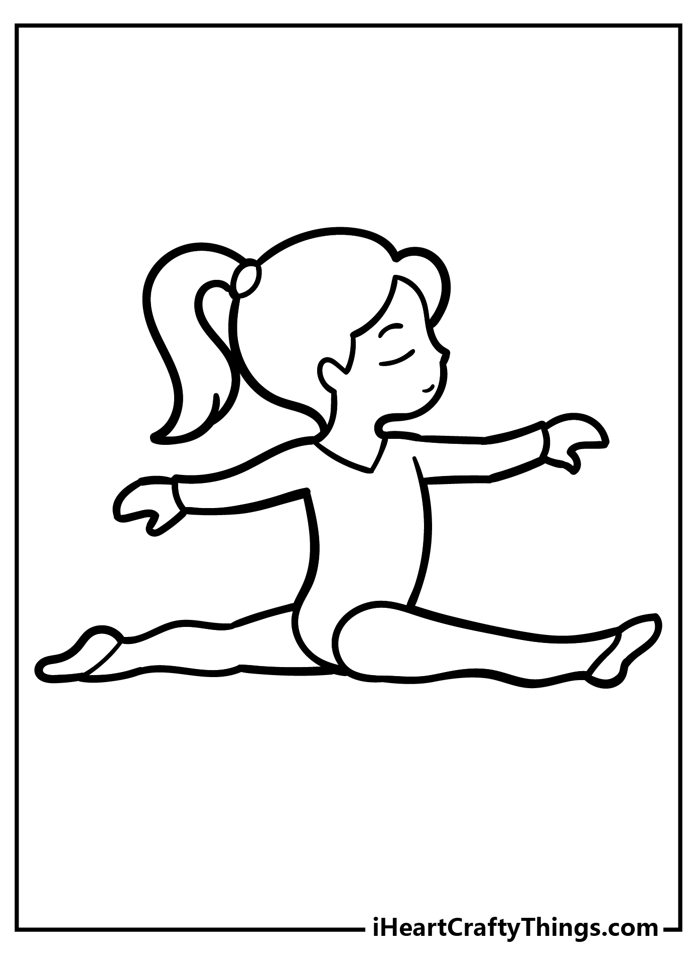 Gymnists Coloring Pages Printabls