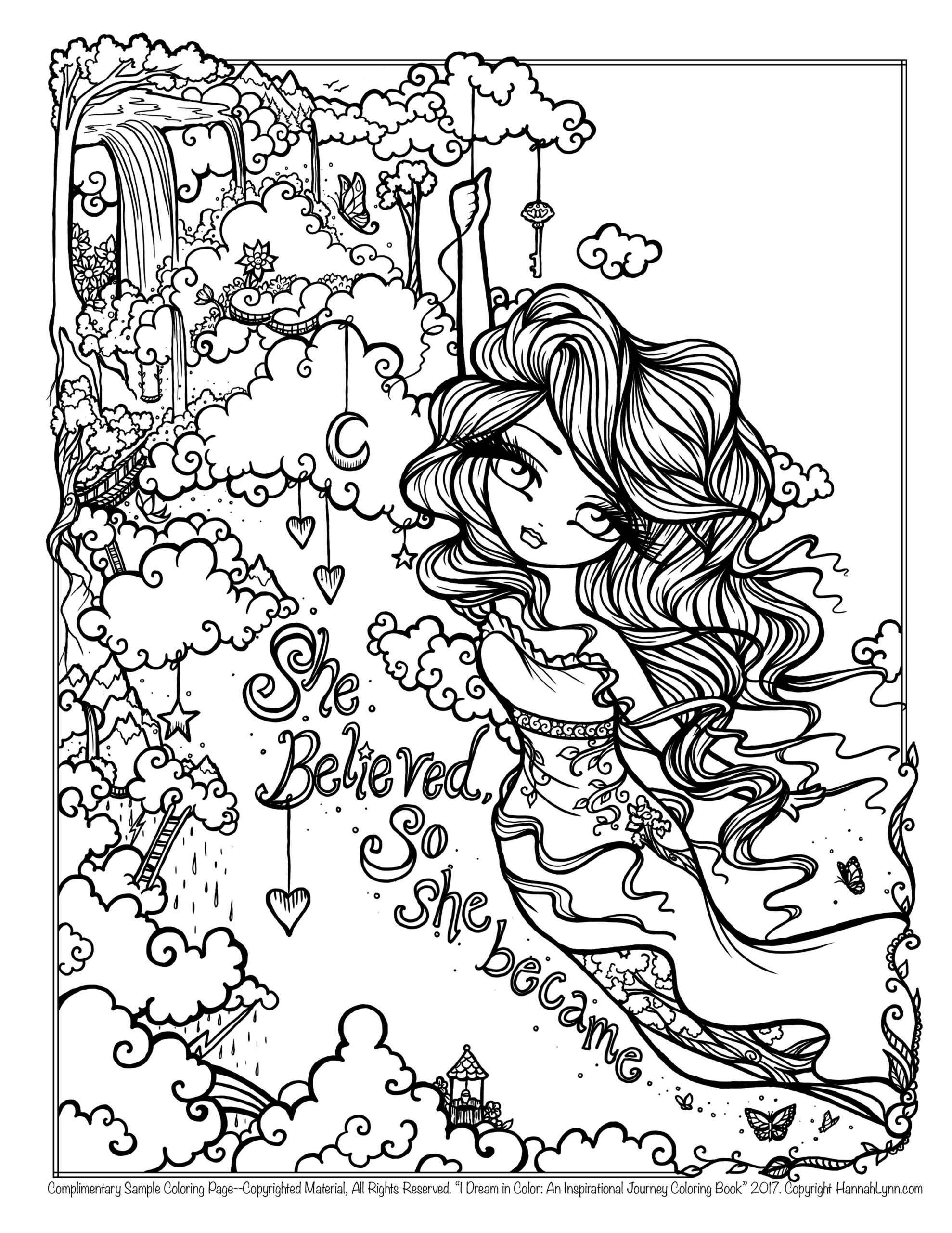 Hannah Lynn Coloring Pages