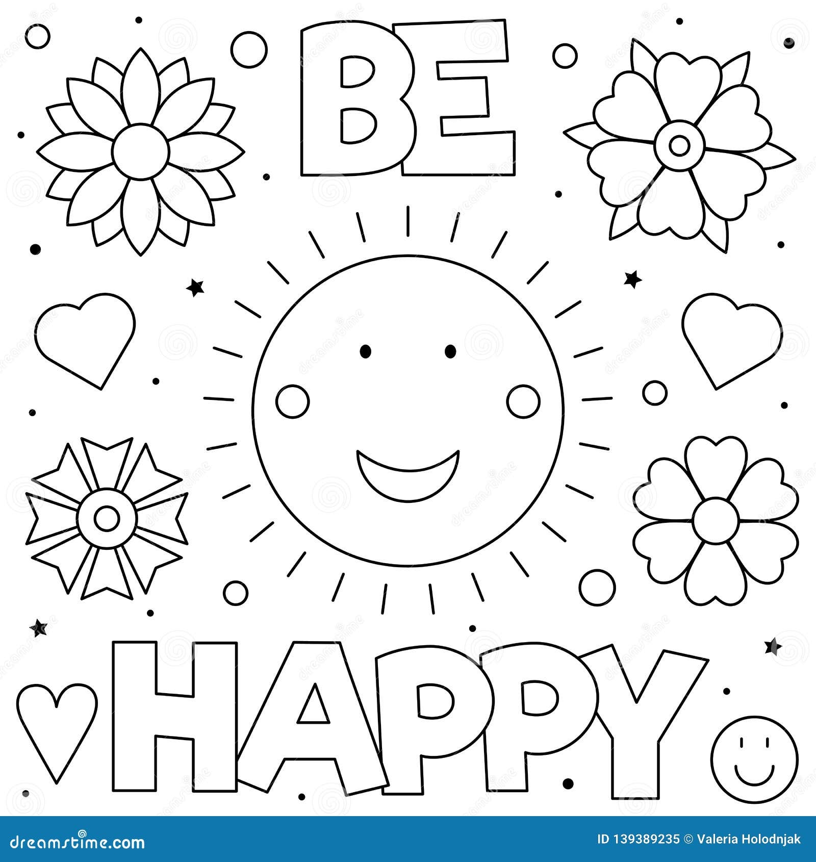 Happy Coloring Pages