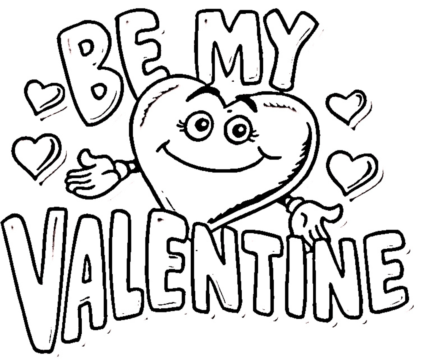 Happy Valentines Day Clipart To Color 20 Free Cliparts Download Images On Clipground 2024