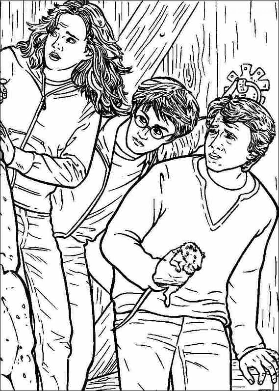 Harry Potter Coloring Pages To Download And Print For Free