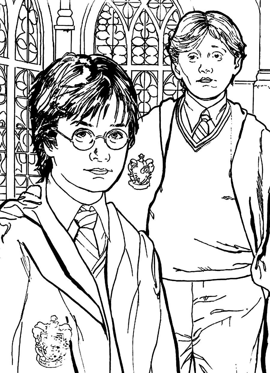 Harry Potter Coloring Page
