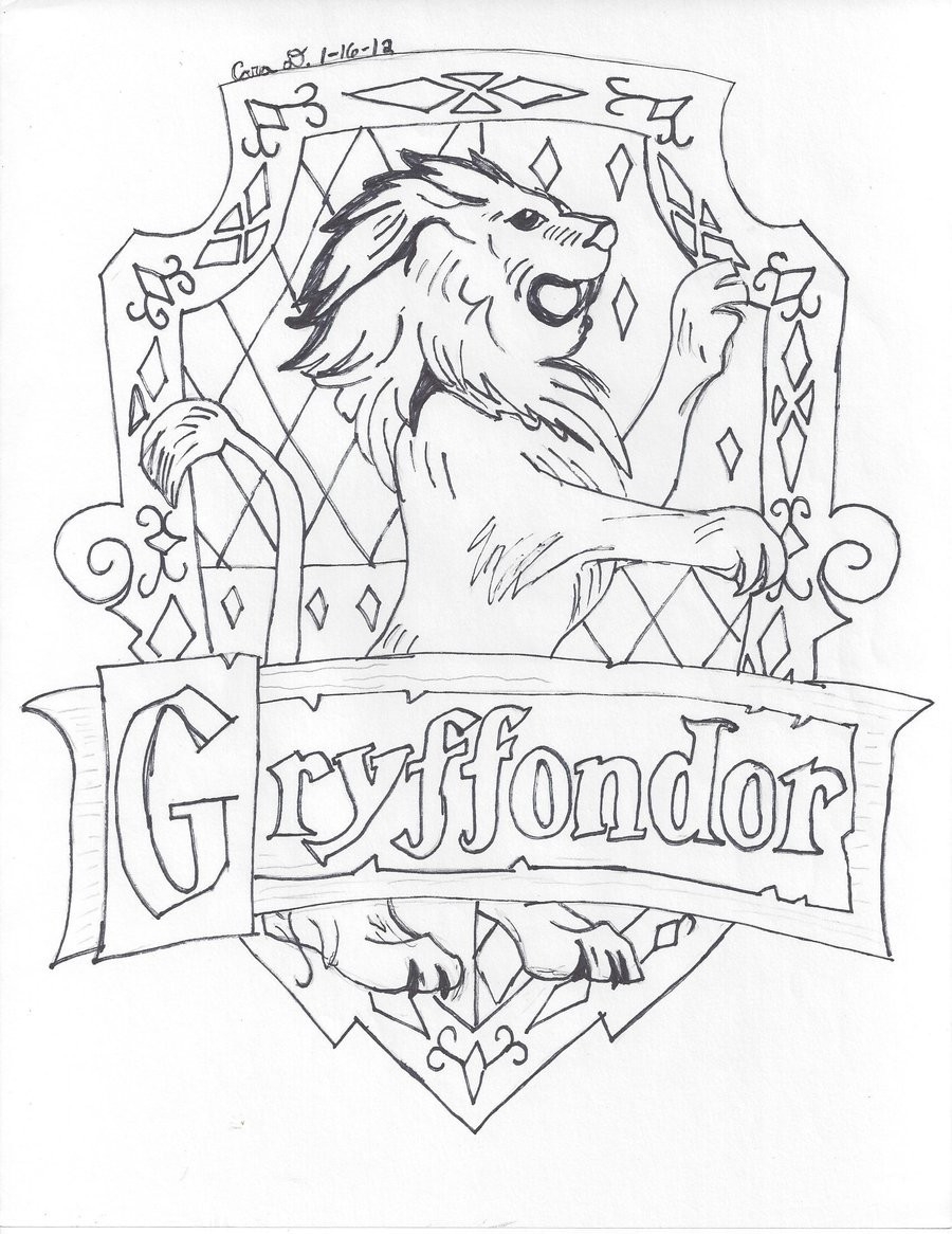 Hogwarts Houses Coloring Pages At GetColorings Free Printable Colorings Pages To Print And