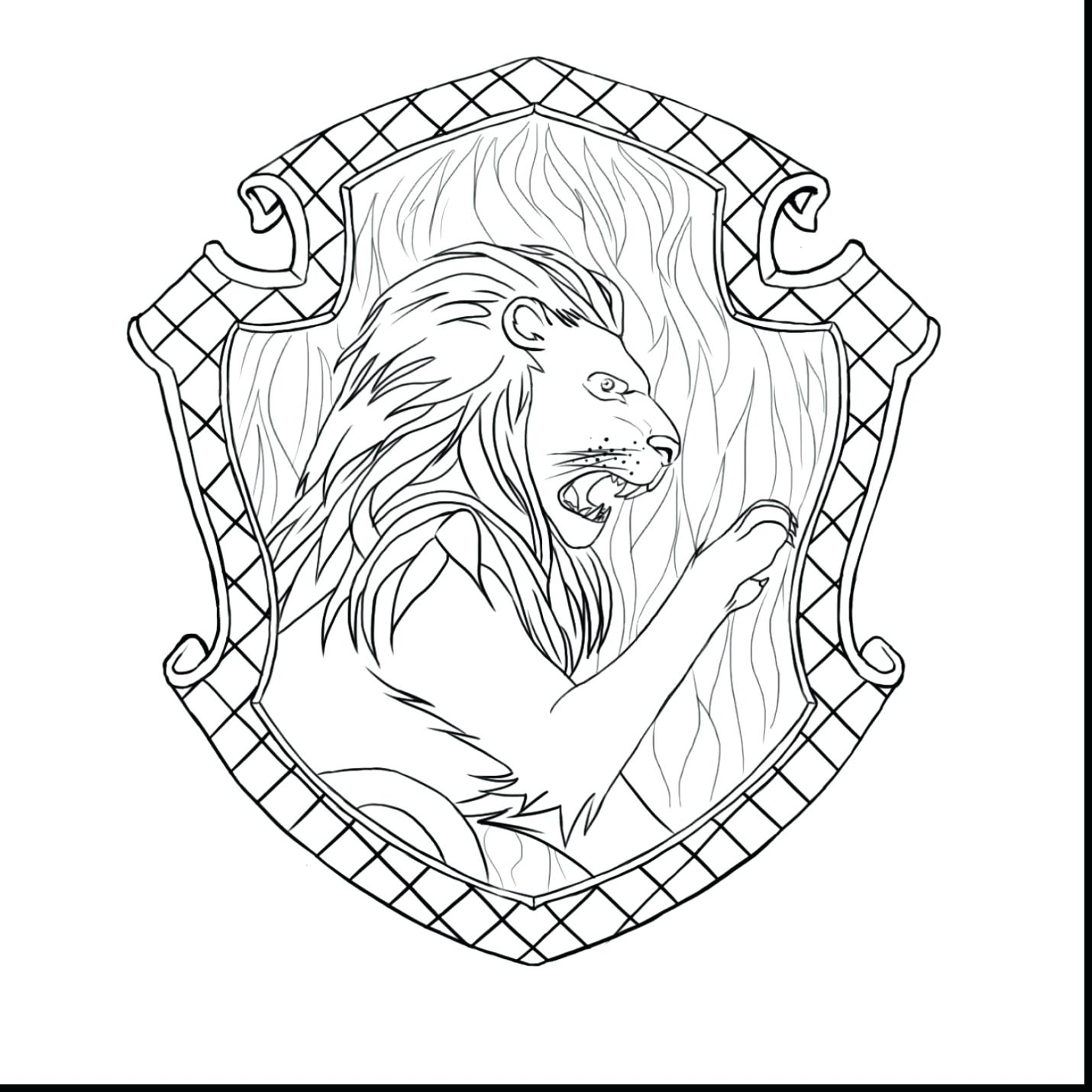 Hogwarts Houses Coloring Pages