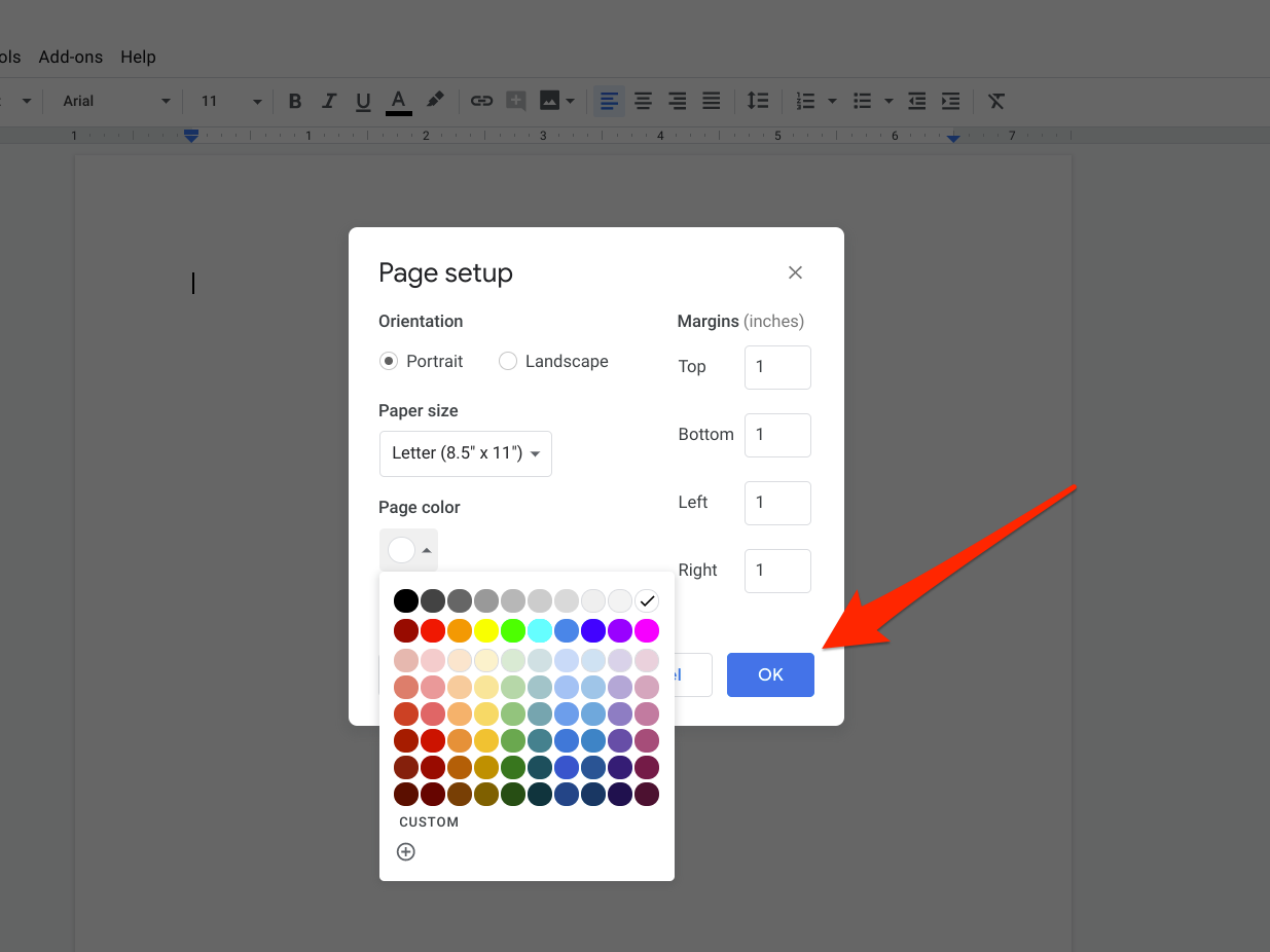 How To Change The Background Color On Google Docs In 5 Steps To Customize Your Documents