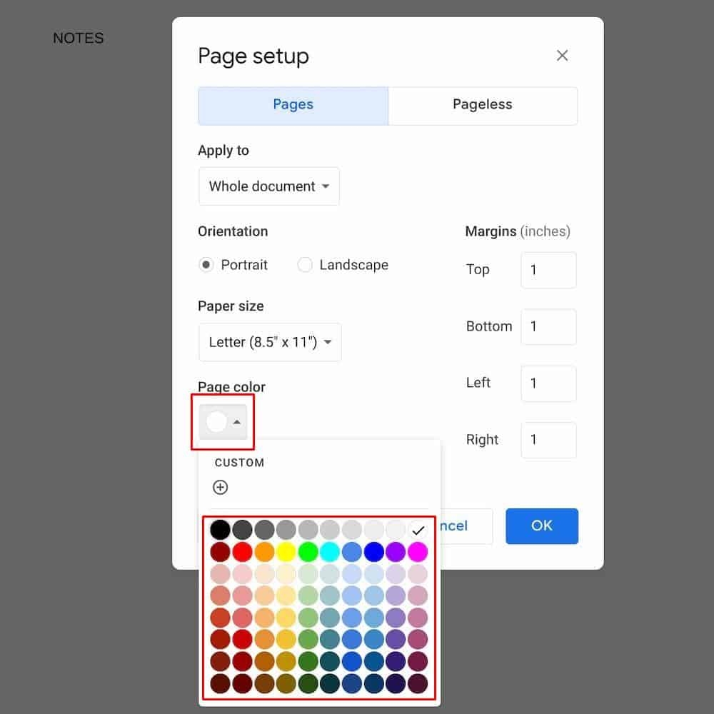 How To Change The Background Or Page Color Of Your Google Docs