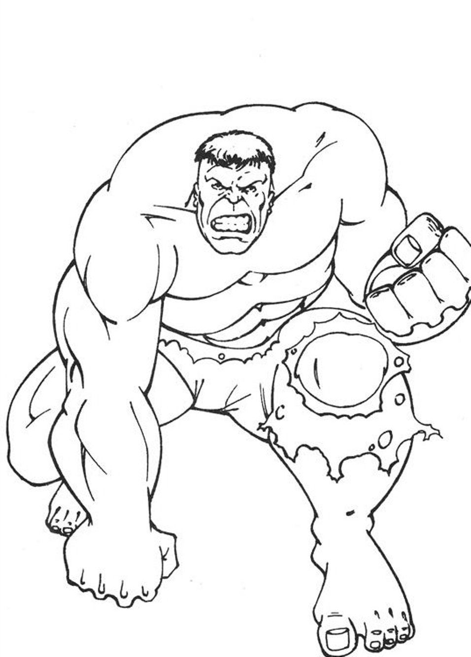 Hulk Avengers Coloring Pages Coloring Home