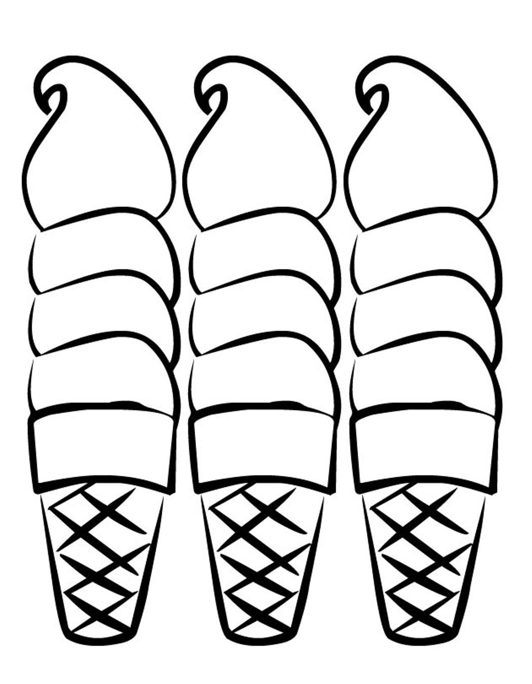 Ice Cream Cone Coloring Page At GetColorings Free Printable Colorings Pages To Print And Color
