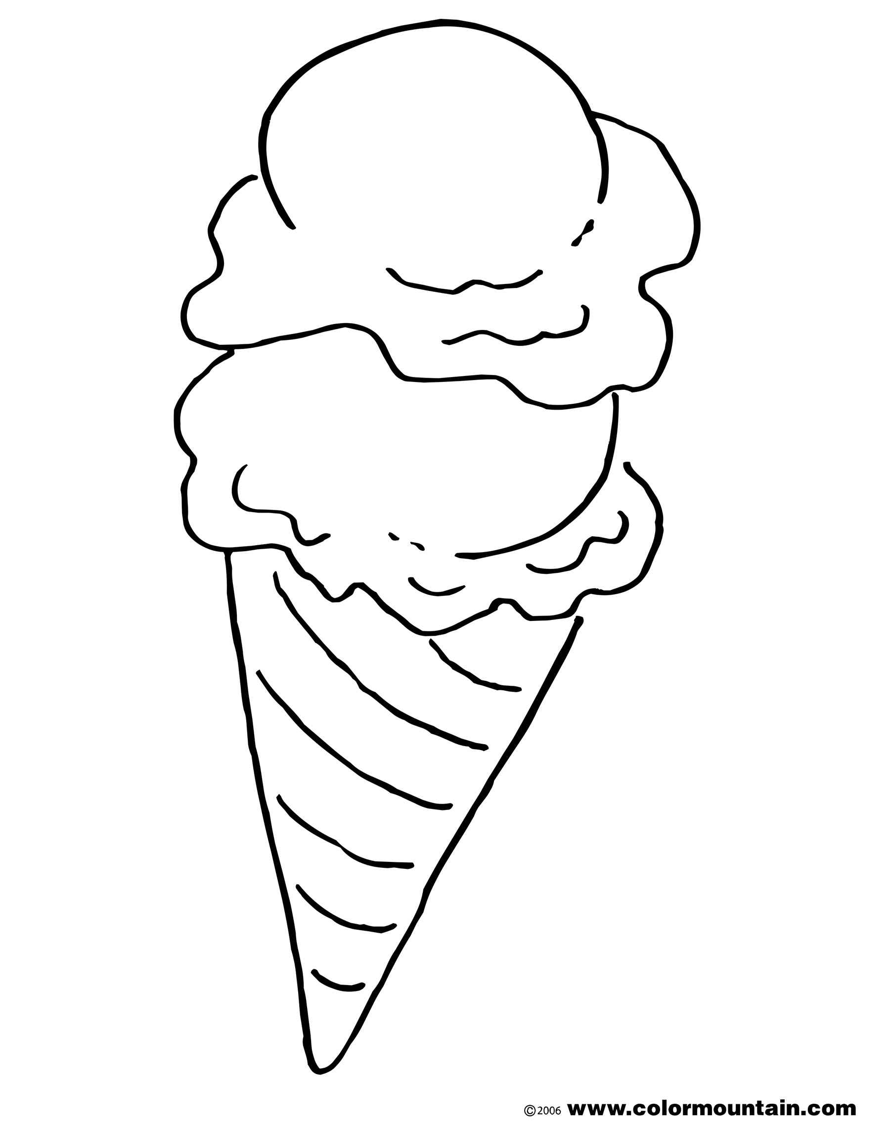 Ice Cream Cone Coloring Pages Affordable Way To Make The Kids Love Coloring Coloring Pages