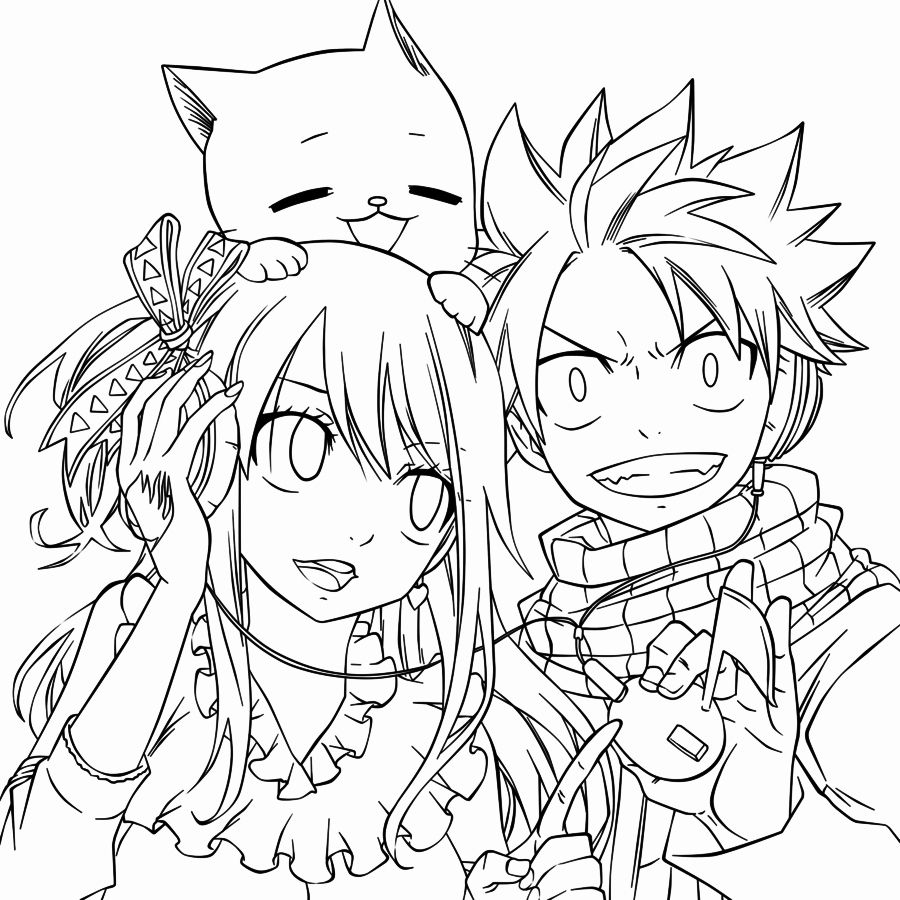 Image Of Anime Fairy Tail Coloring Pages H Nh V Anime Anime Fairy Tail Anime