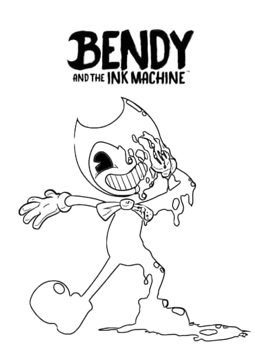 Ink Demon Coloring Page Coloring Pages
