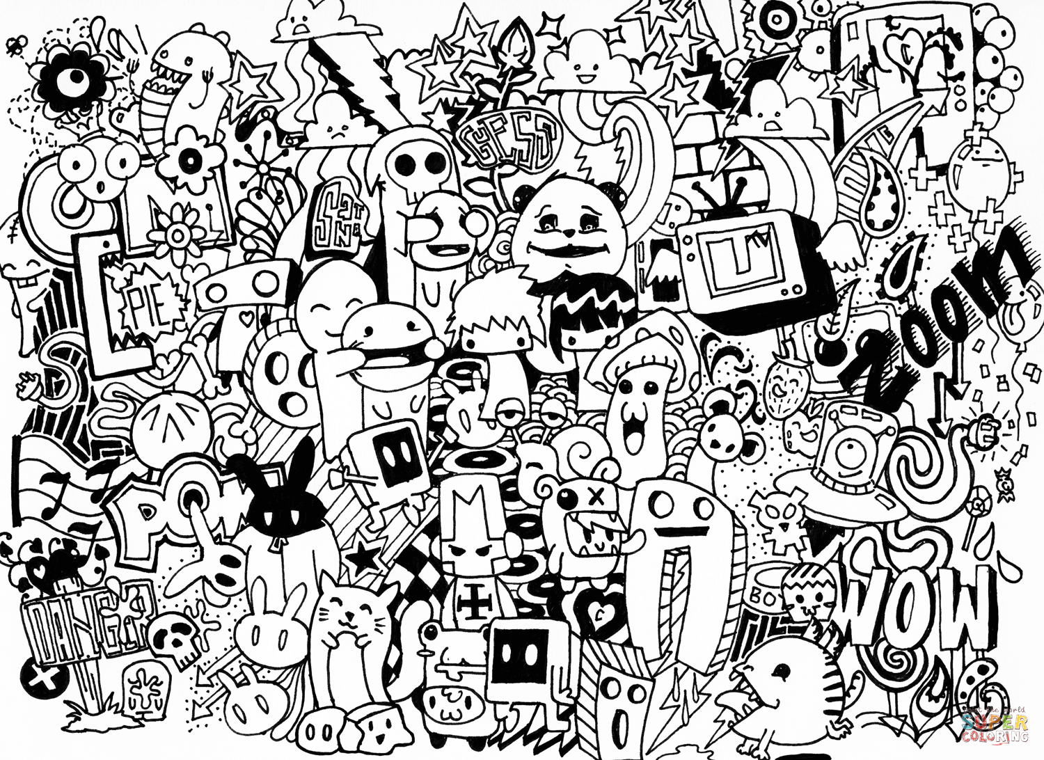 Insane Coloring Pages At GetDrawings Free Download