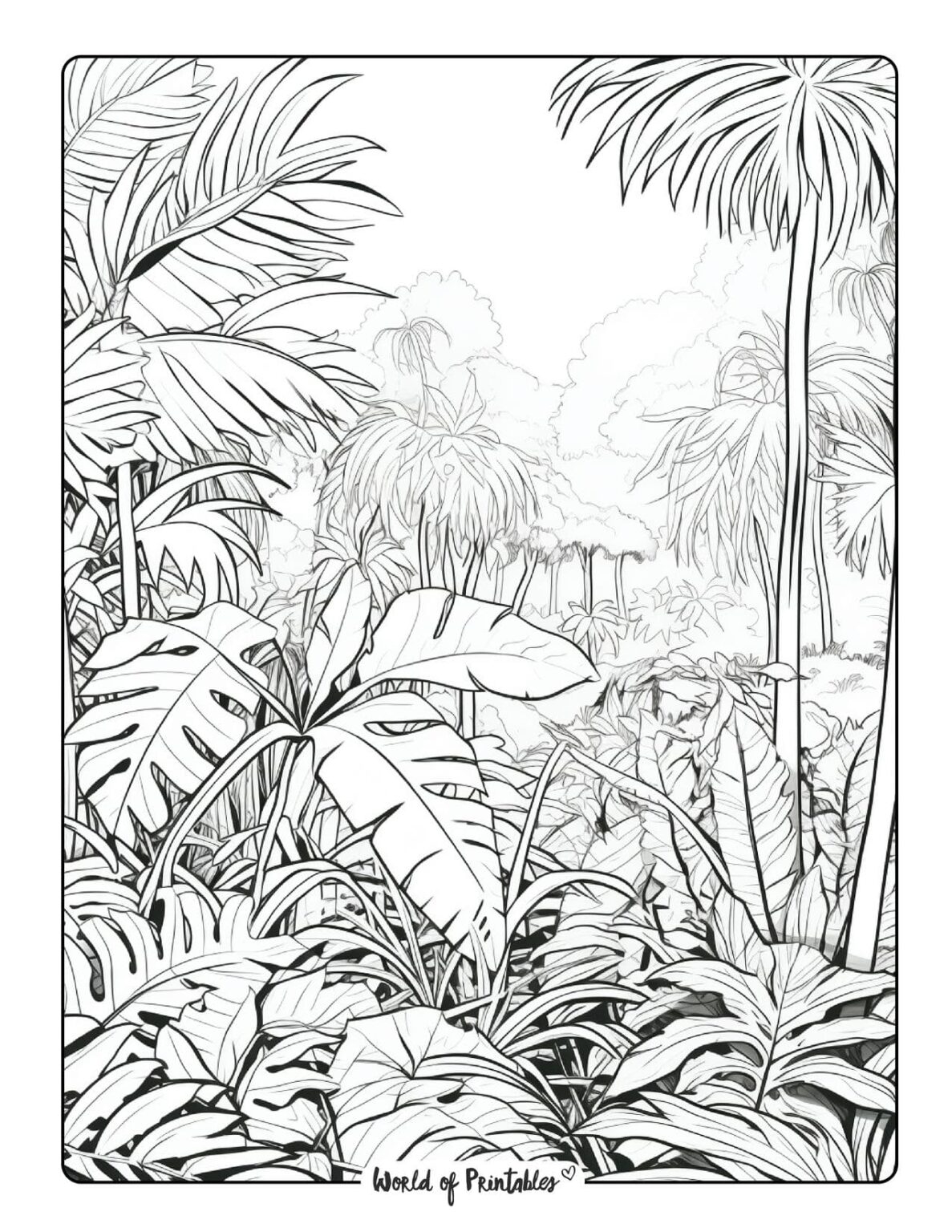 Jungle Coloring Pages