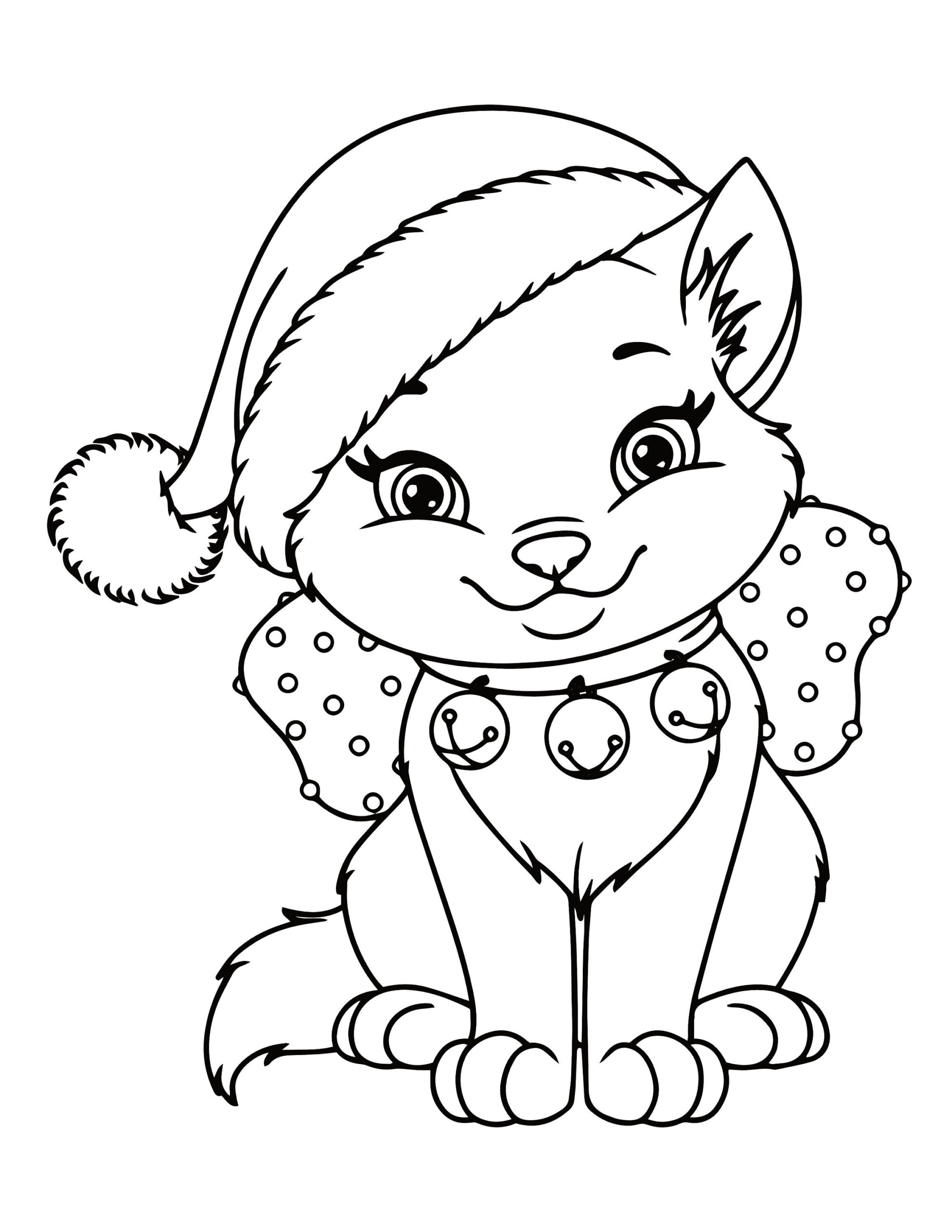 Kitten Coloring Pages 21 Printable Kitten Coloring Pages For Etsy