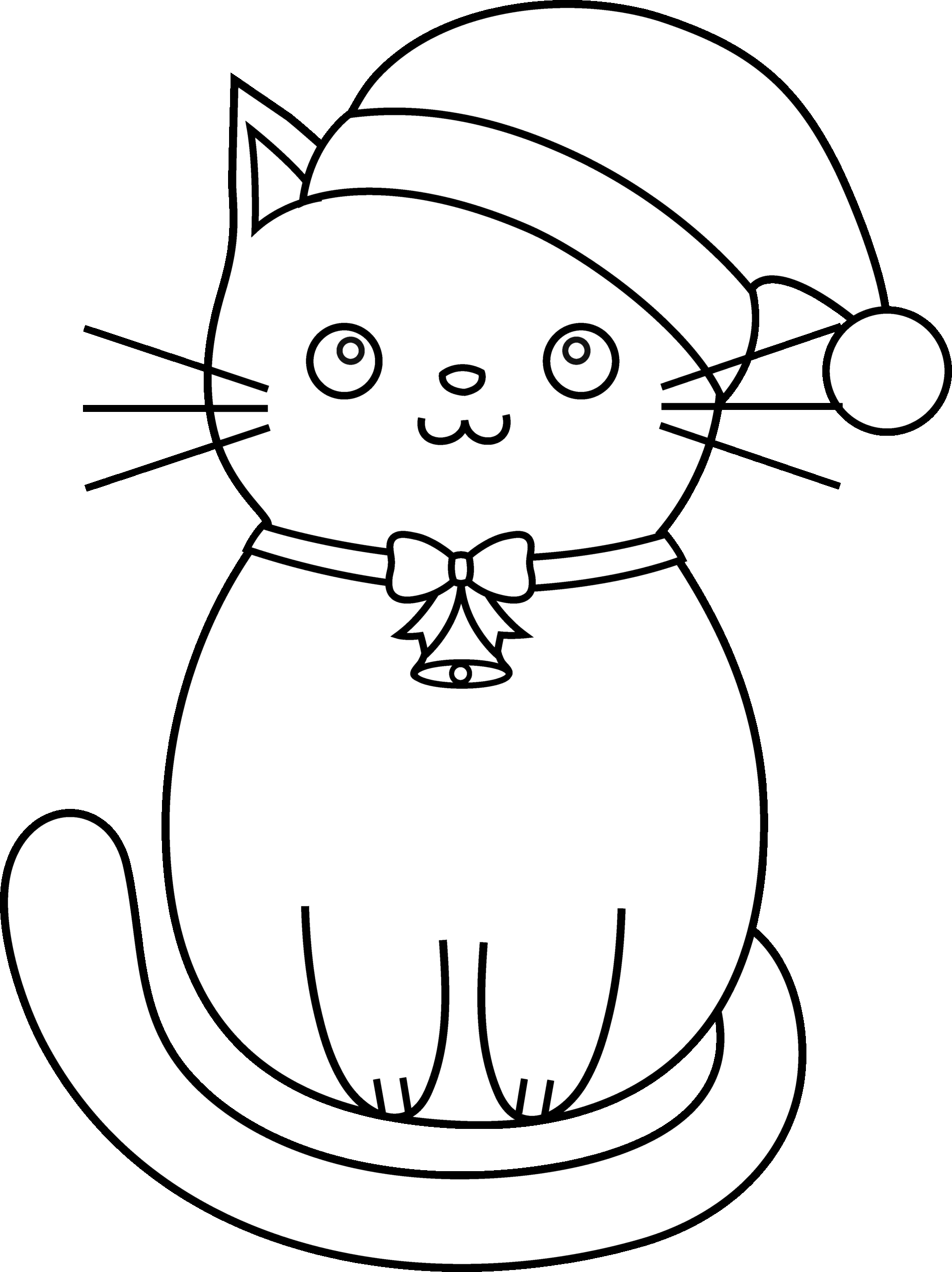 Cat Free Printable Coloring Pages