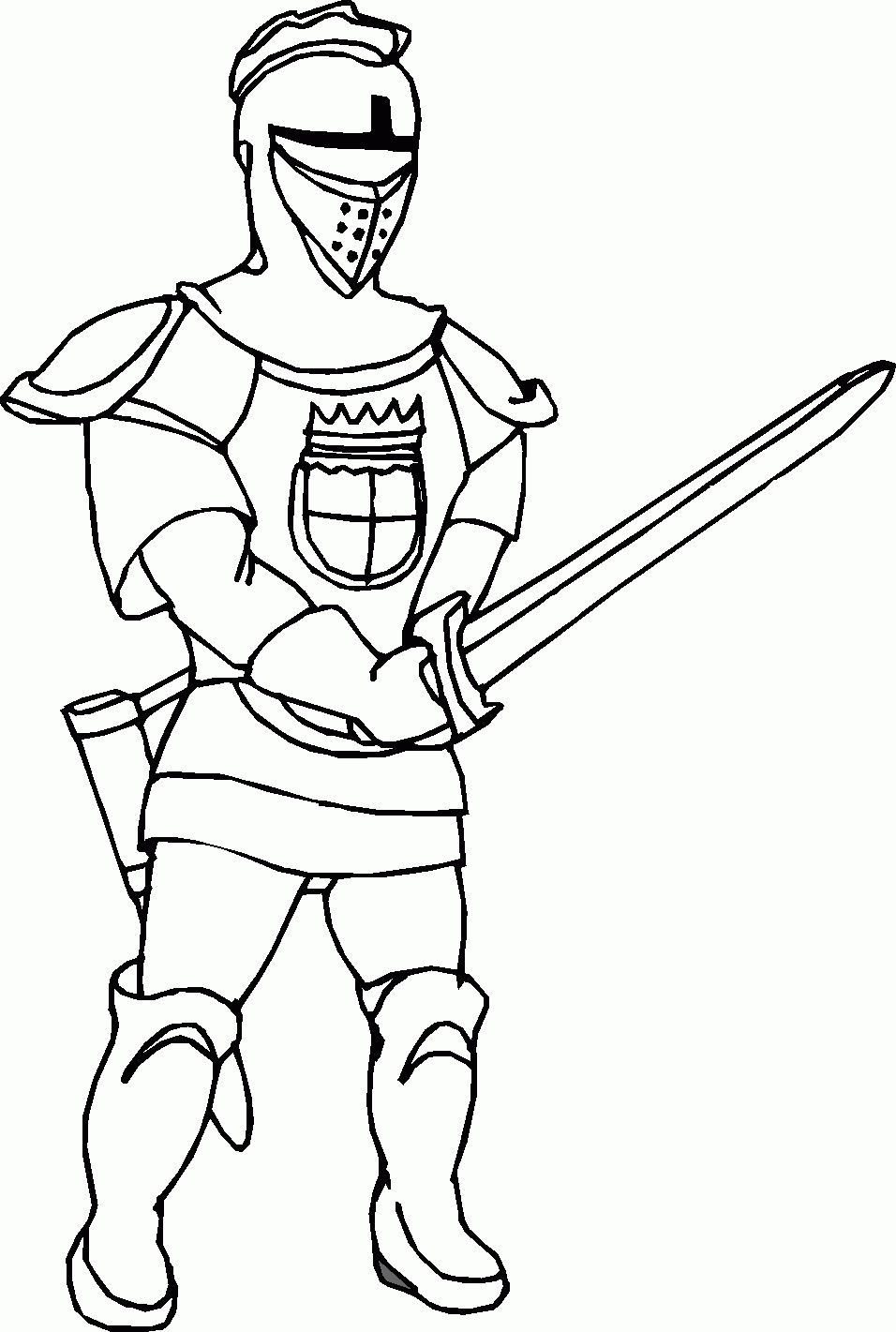 Knight Coloring Pages To Download And Print For Free
