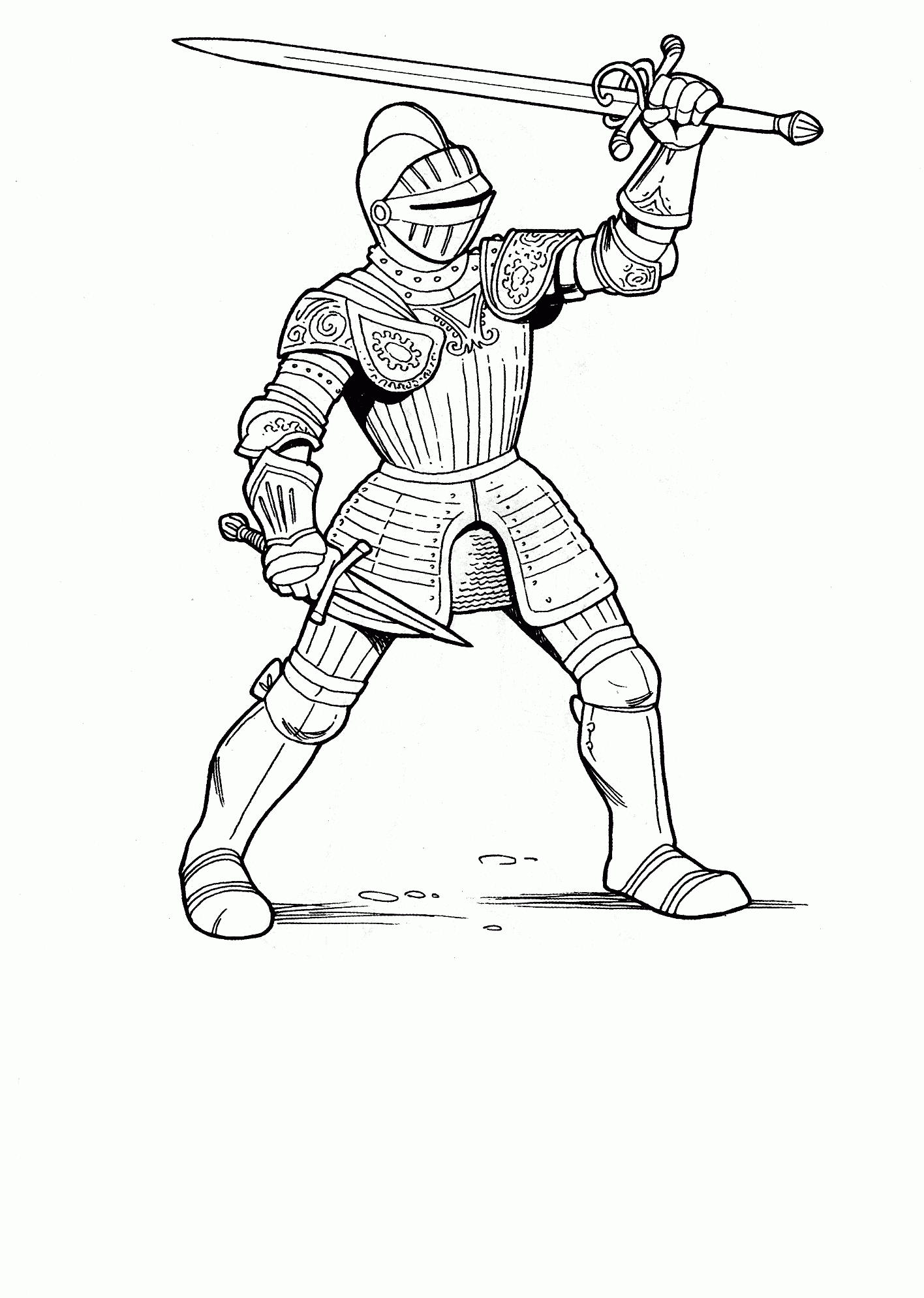 Knight Coloring Pages To Download And Print For Free Coloring Home