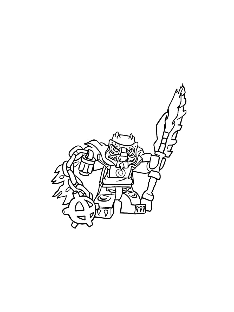 Lego Chima Coloring Pages