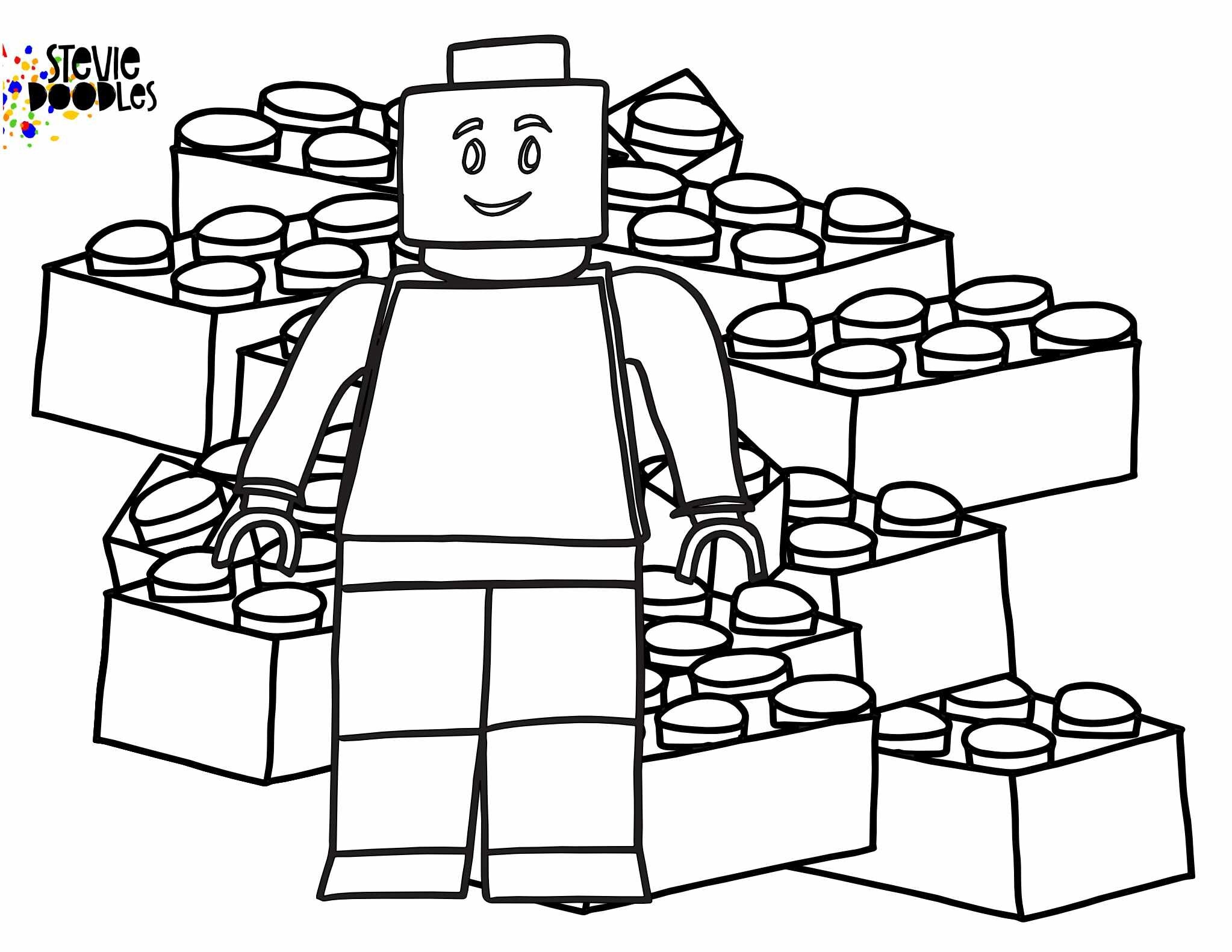 Lego Printable Coloring Pages Free