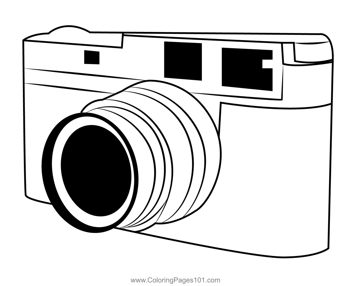 Leica Camera Coloring Page For Kids Free Cameras Printable Coloring Pages Online For Kids