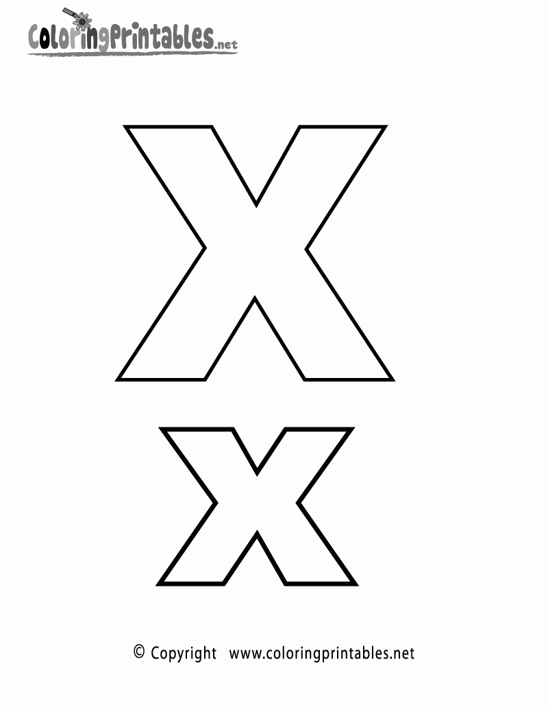 Letter X Printable Printable Word Searches