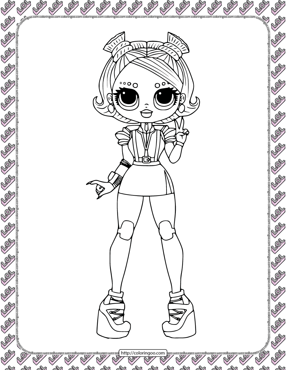 Lol Omg Coloring Pages Printable