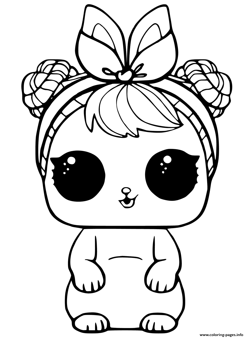 Lol Doll Pet Coloring Pages