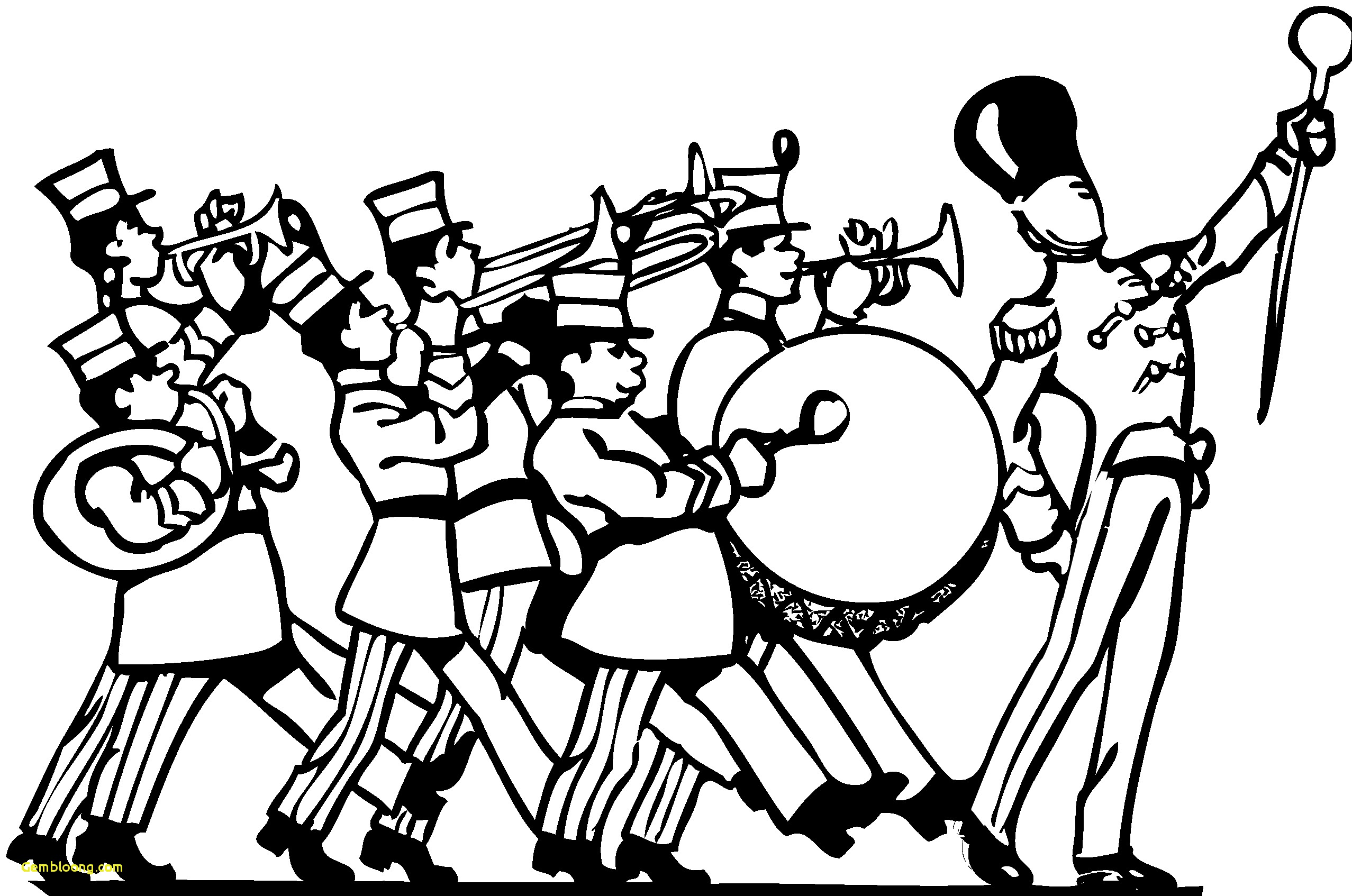 Marching Band Coloring Pages At GetColorings Free Printable Colorings Pages To Print And Color