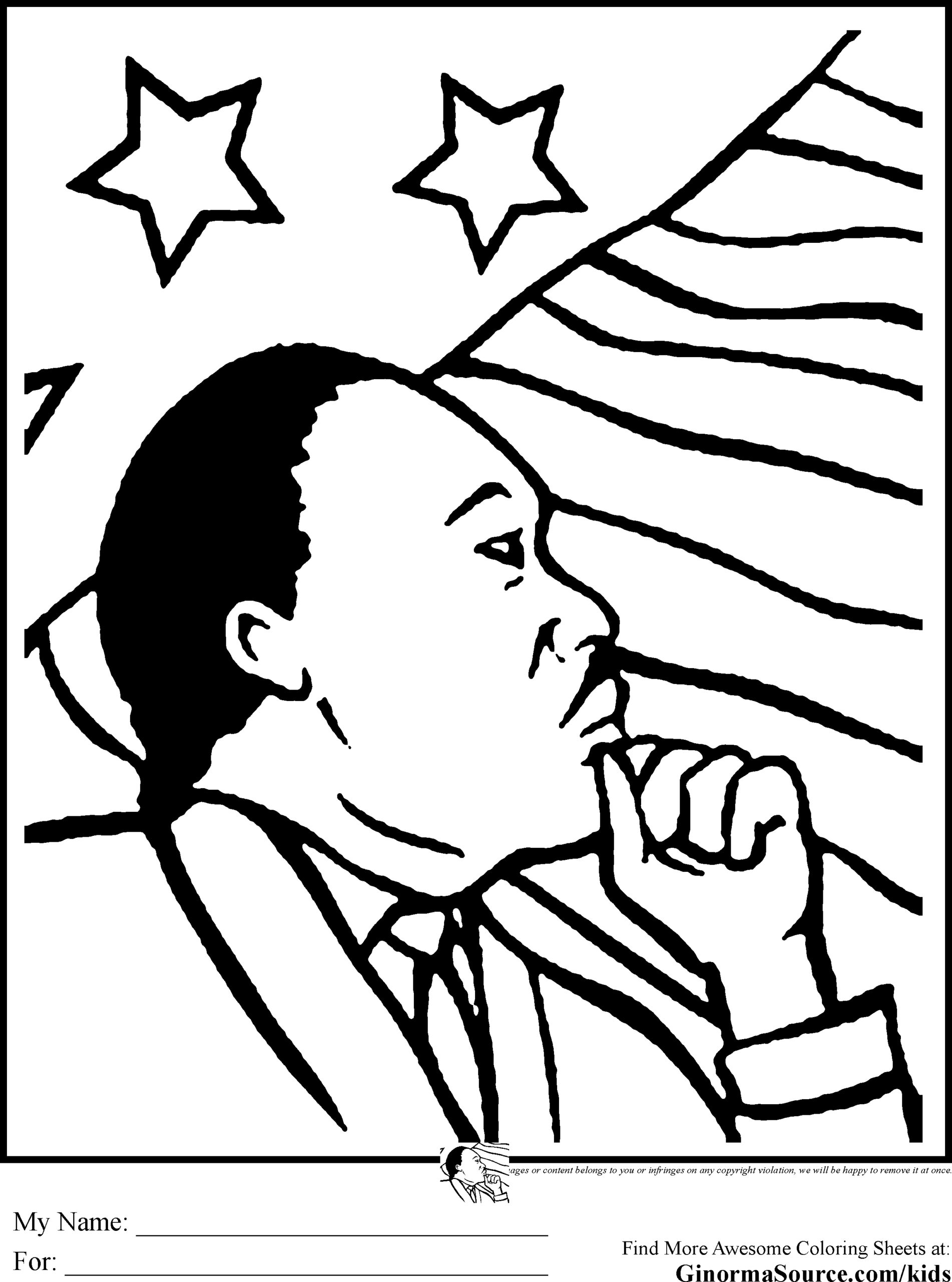 Martin Luther King Day Coloring Pages At GetColorings Free Printable Colorings Pages To