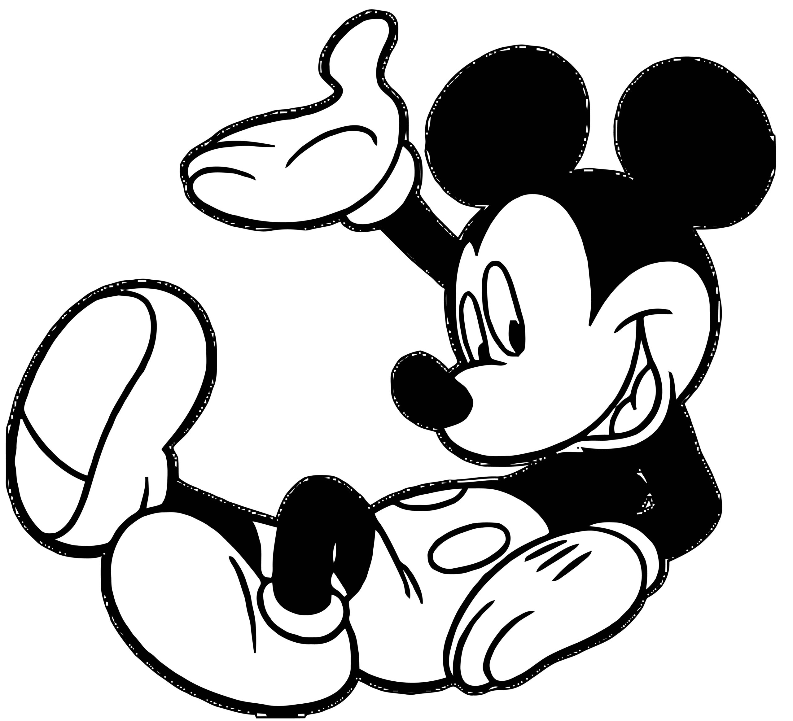 Mickey Mouse Coloring Pages Colouring Sheets Cartoon Micky Printable Color Sheet Mikey Disney