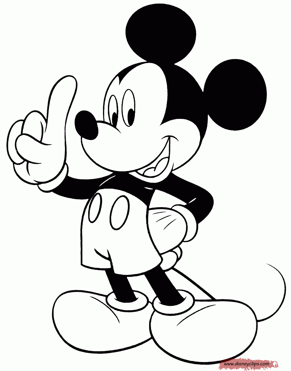 Mickey Mouse Coloring Pages Disney Coloring Book