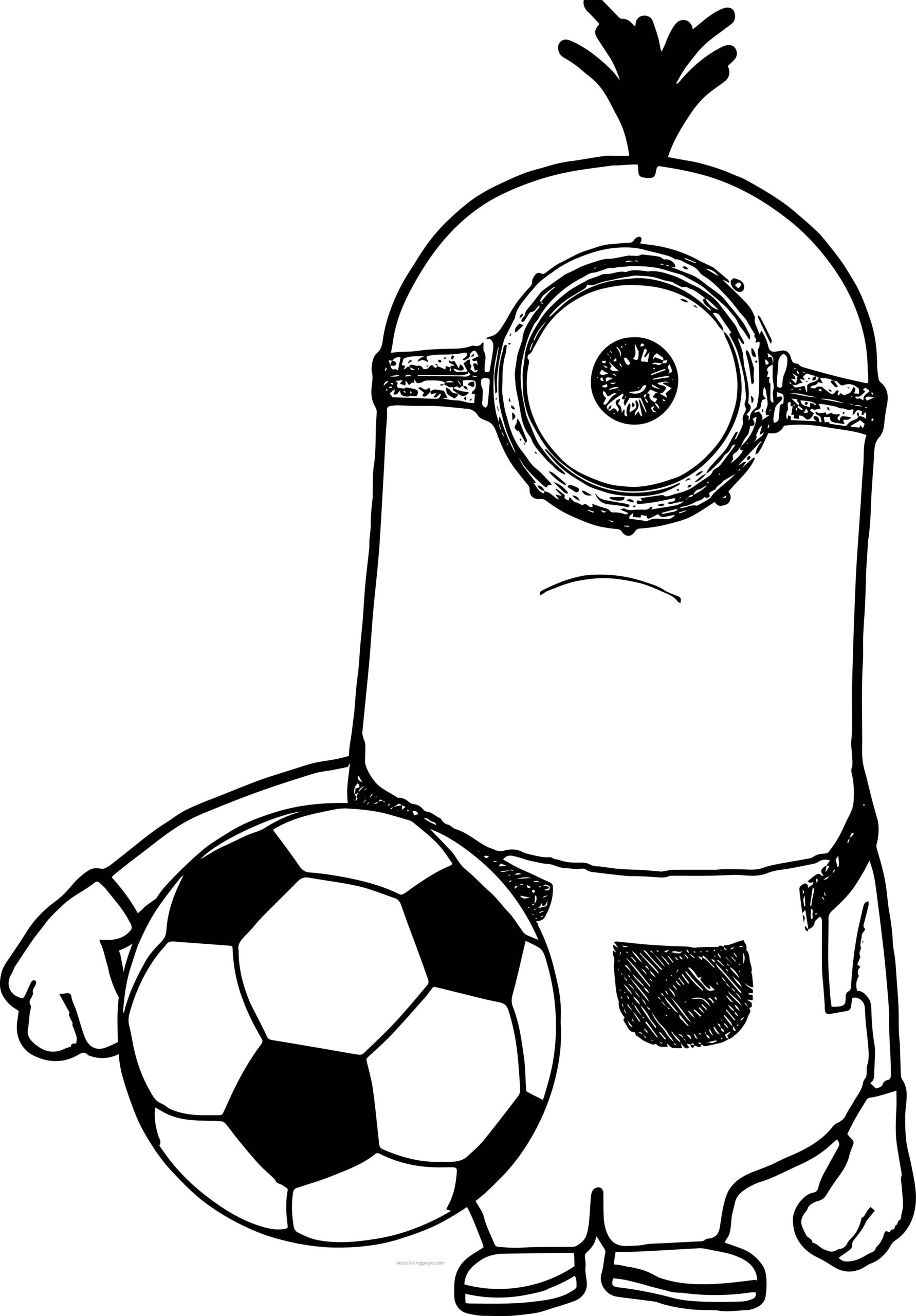 Printable Minion Sports Coloring Pages