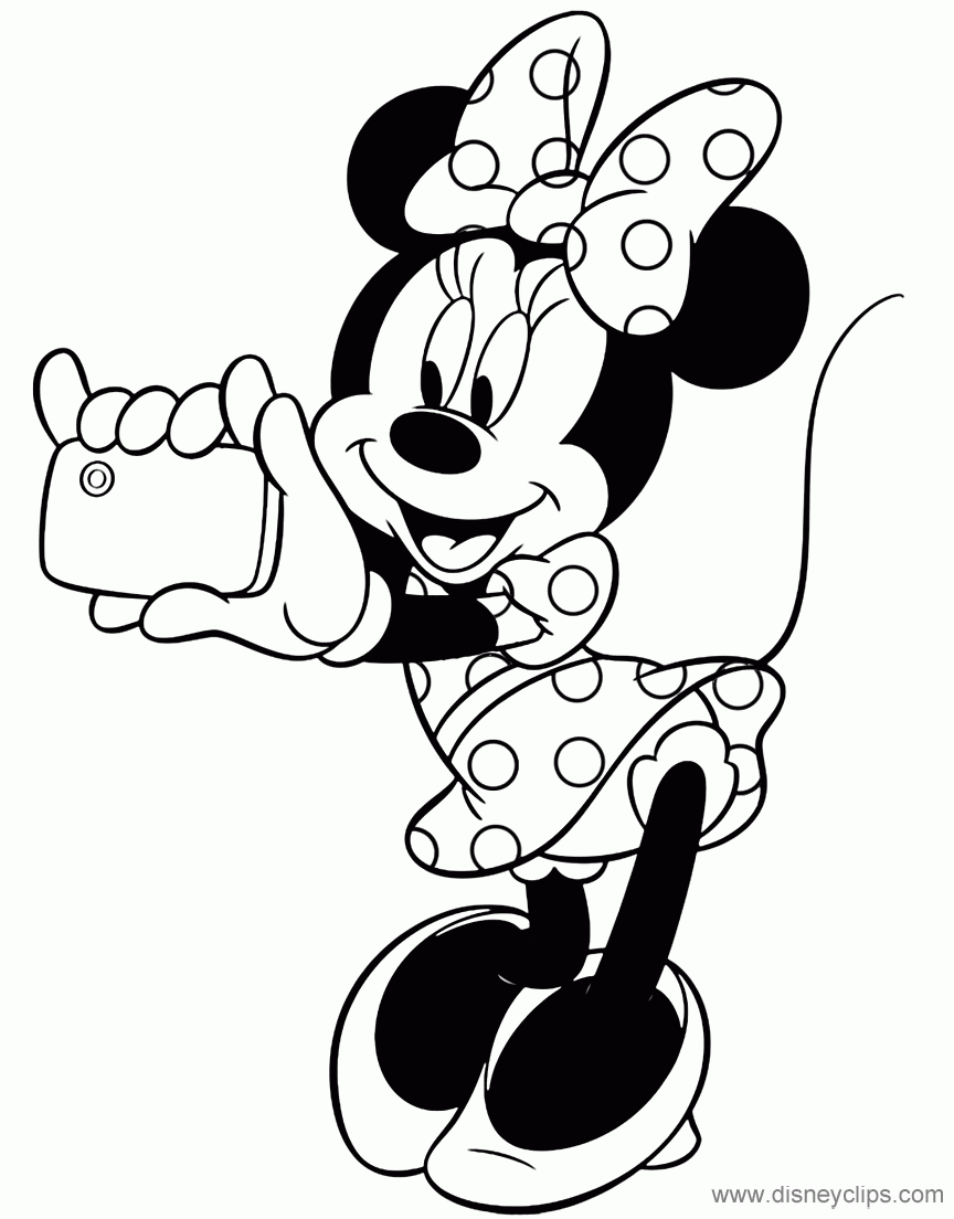Minnie Mouse Coloring Pages 12 Disney S World Of Wonders