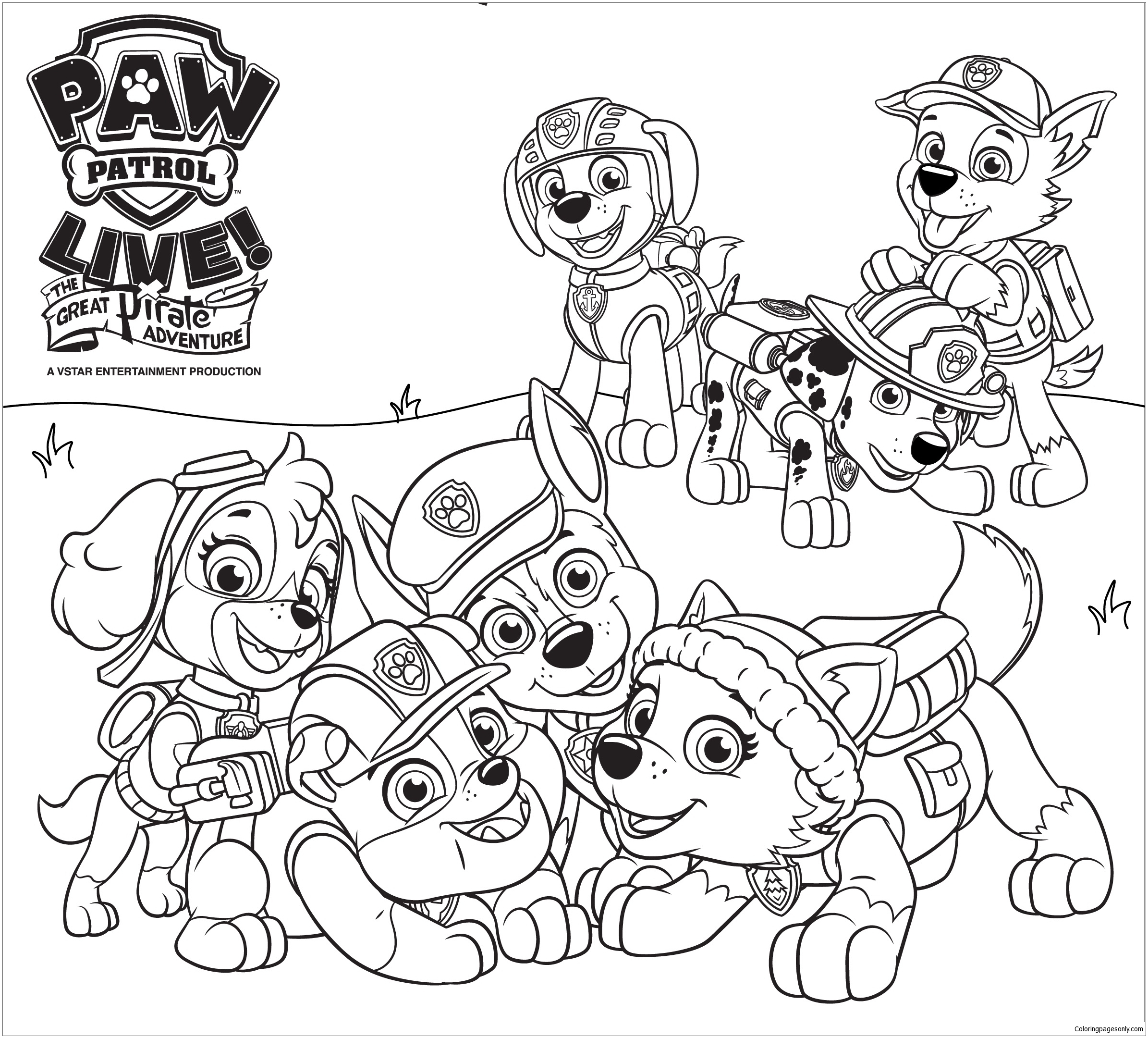 Mission Paw Patrol Printables Coloring Pages