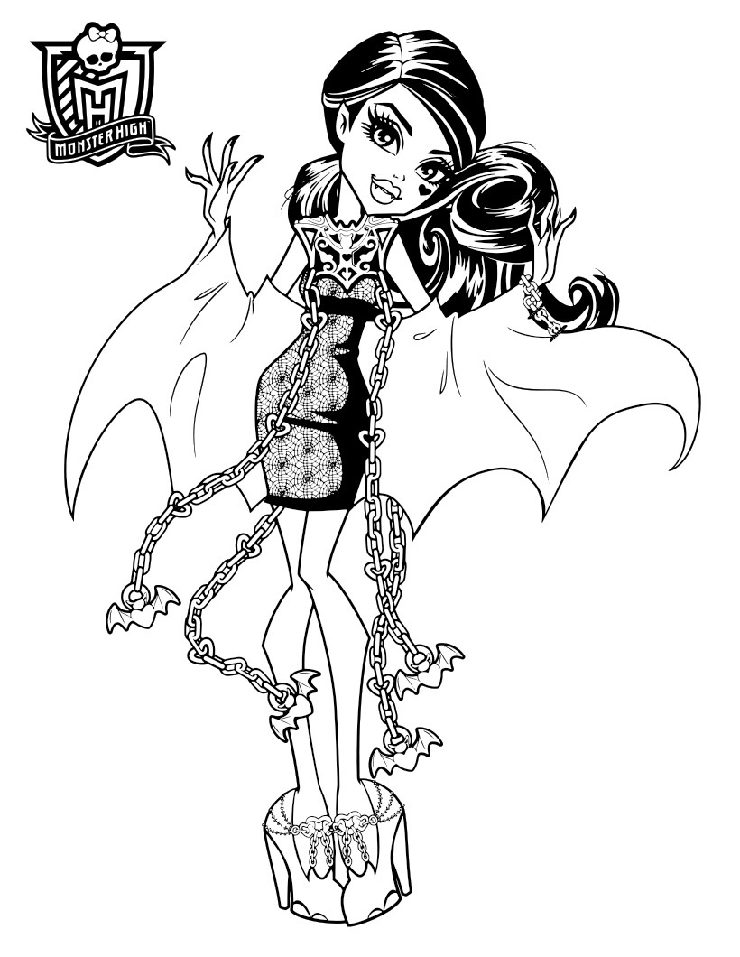 Monster High Coloring Pages