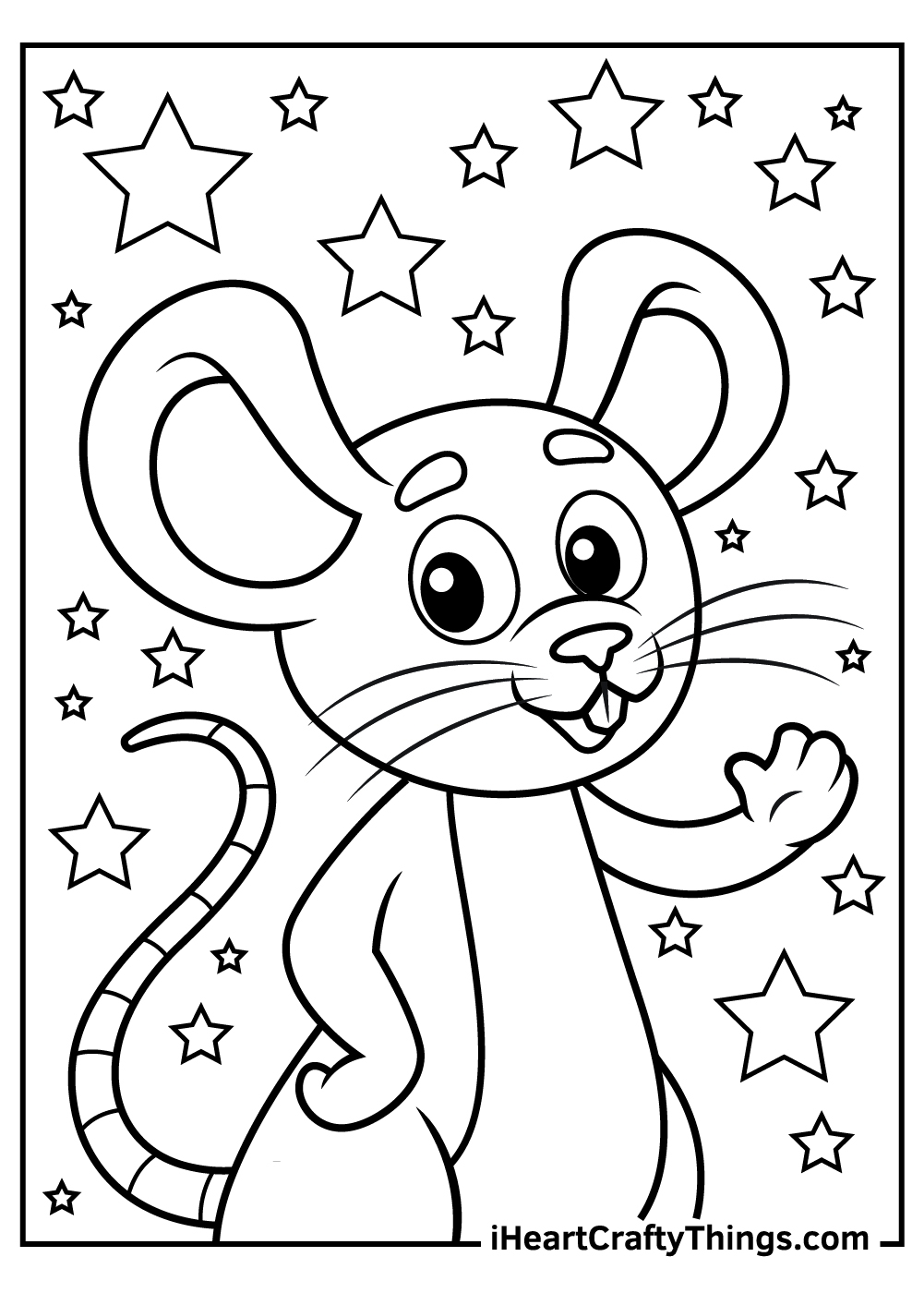 Mouse Coloring Pages Updated 2021