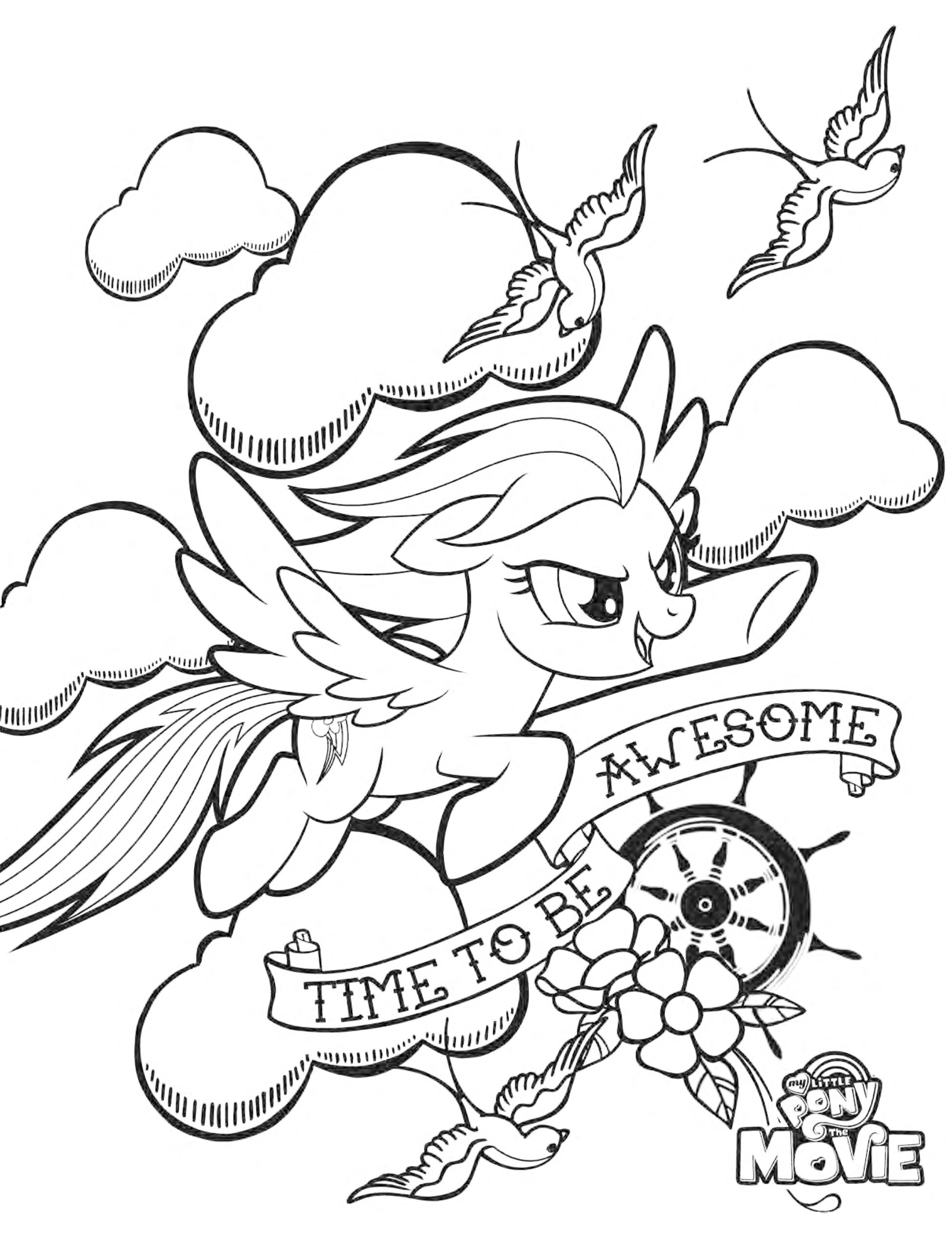 My Little Pony The Movie Coloring Pages YouLoveIt