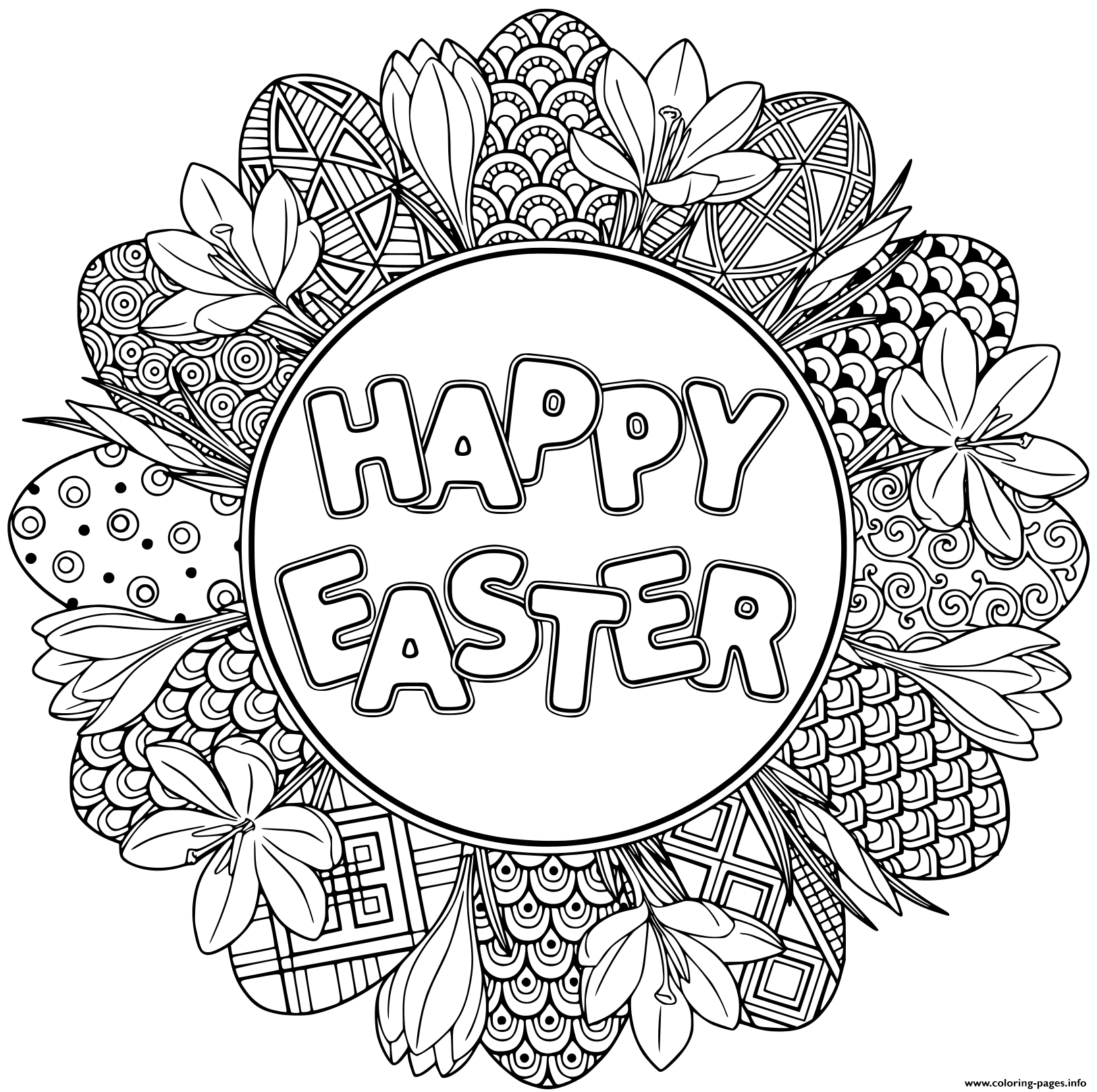 Nice Easter Coloring Pages For Adults Pdf Letter Oo Worksheet