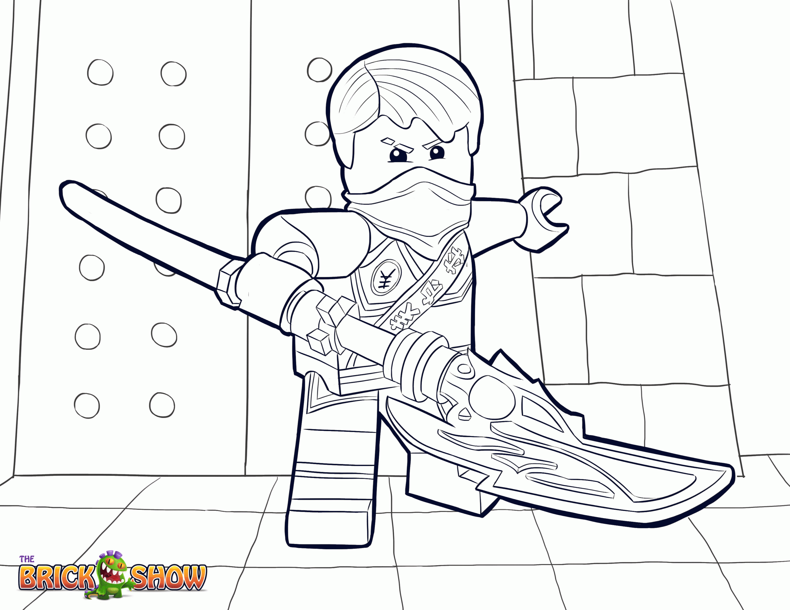 Ninjago Coloring Pages Jay Coloring Home