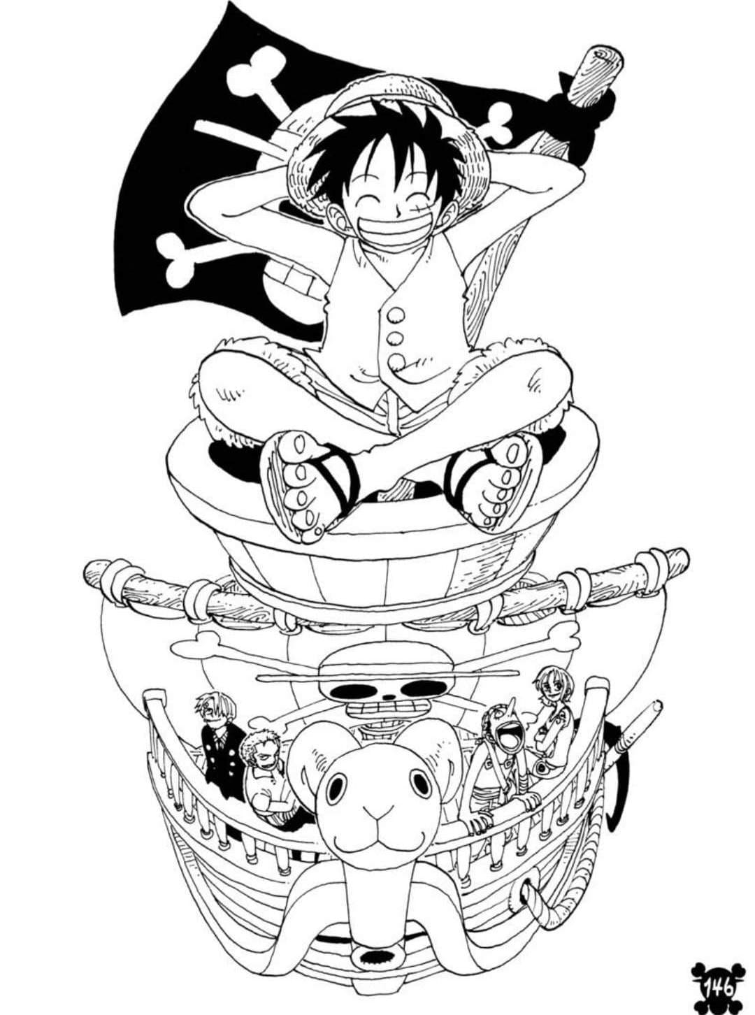 One Piece Coloring Pages